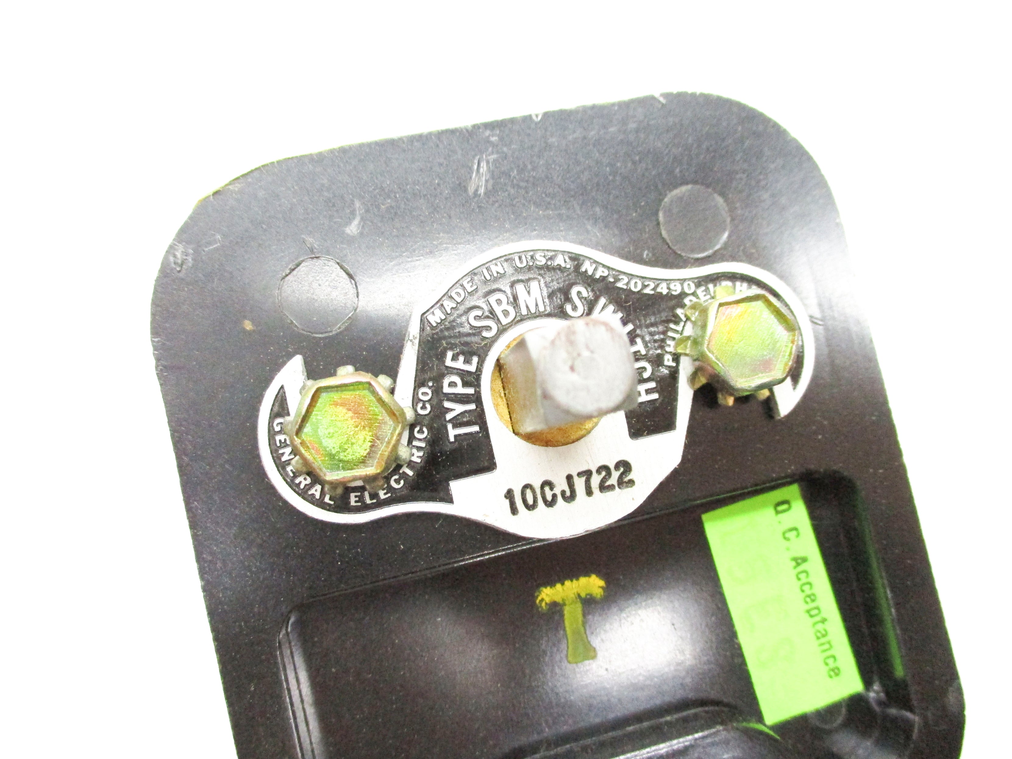GENERAL ELECTRIC SBM10CJ722 NSNP