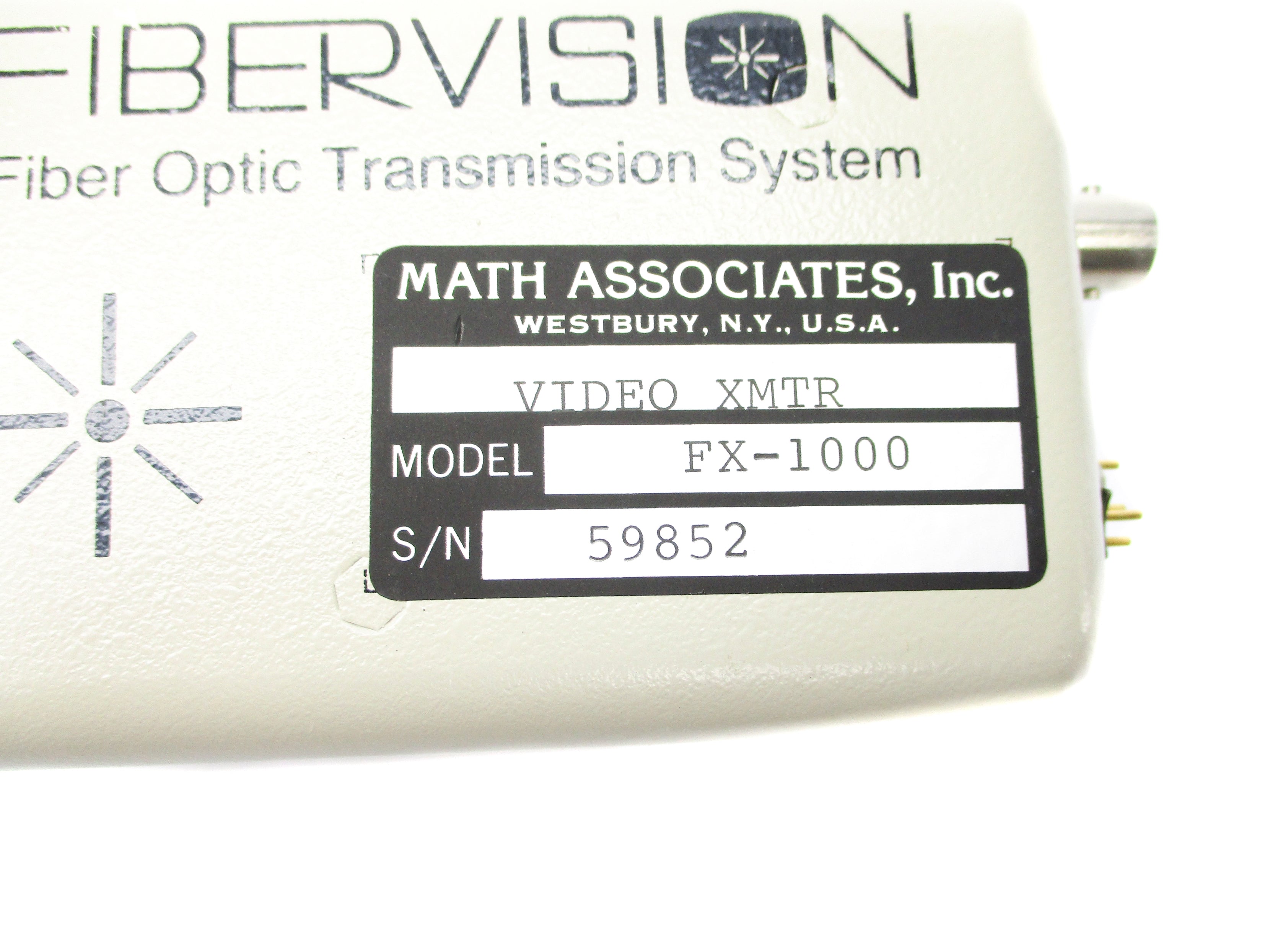 FIBER OPTIC TRANSMISSION SYSTEM FX-1000 NSNP