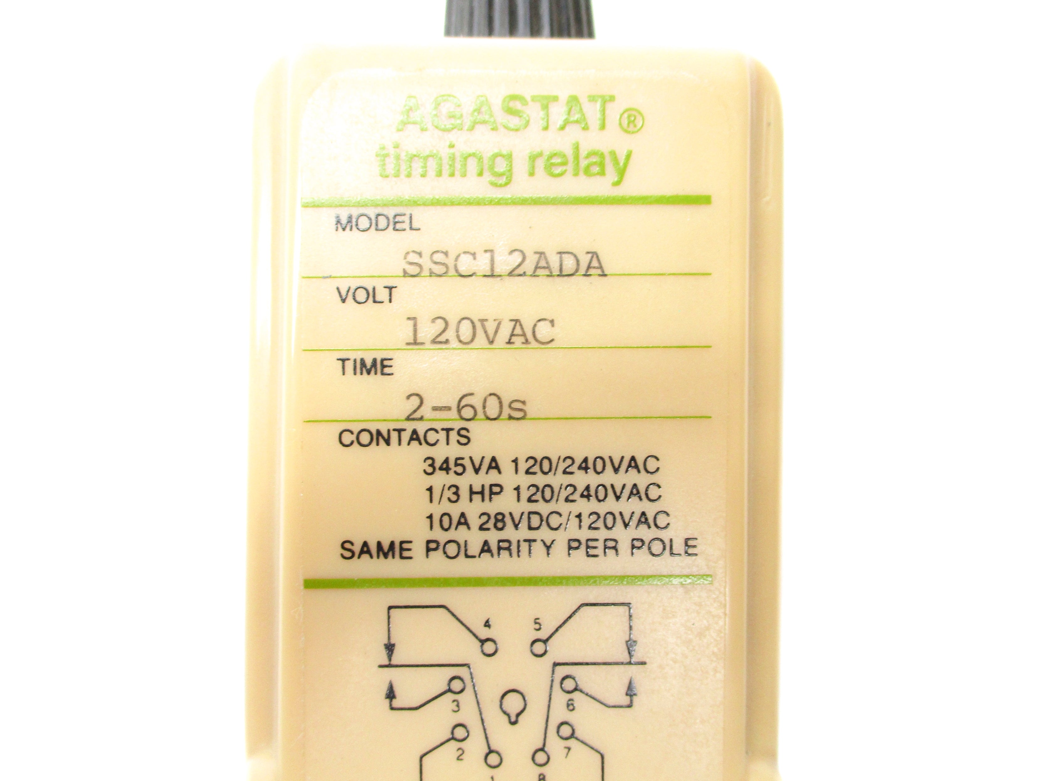 AGASTAT SSC12ADA 120VAC 10A NSNP