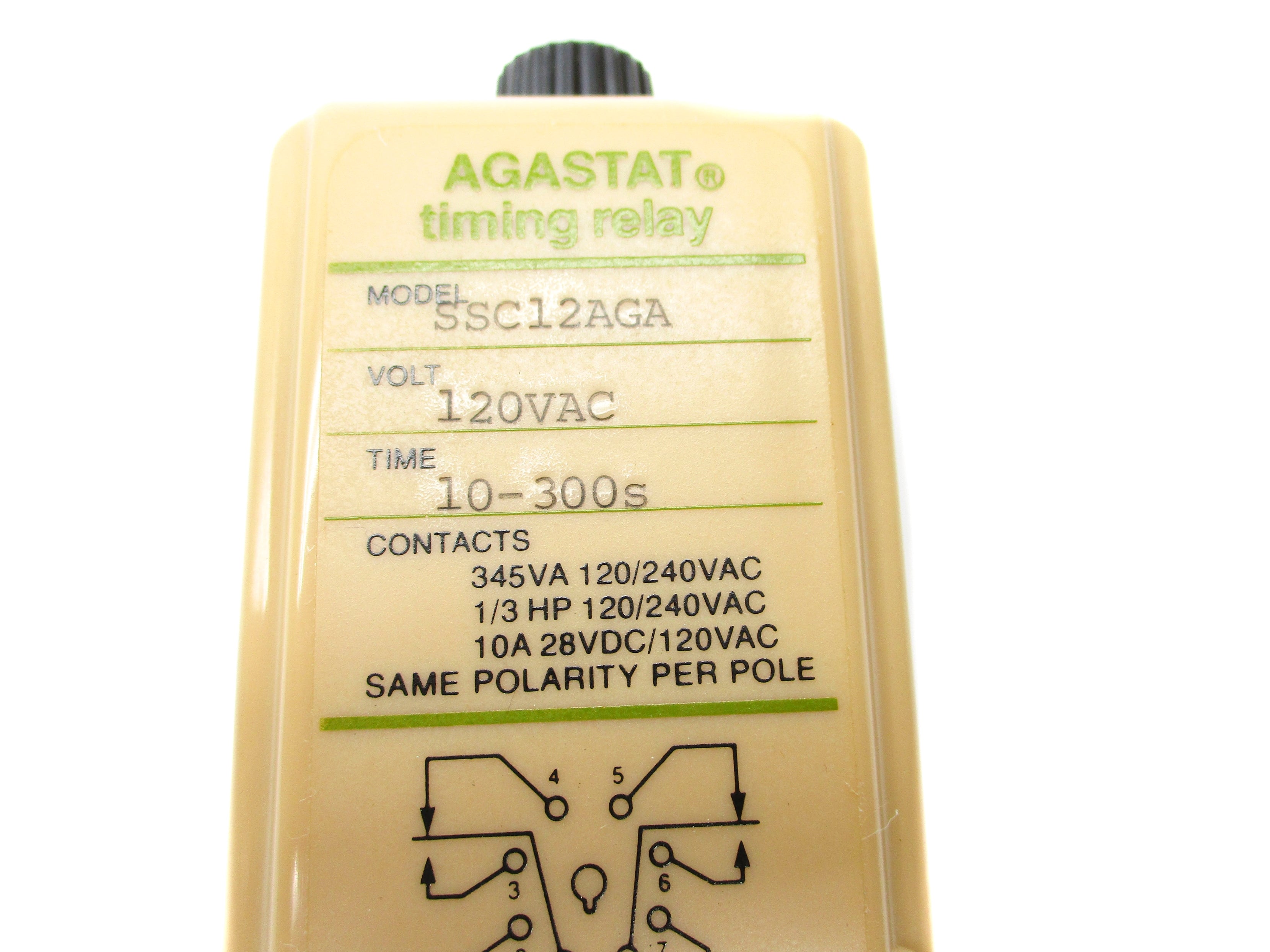AGASTAT SSC12AGA 120VAC 10A NSNP