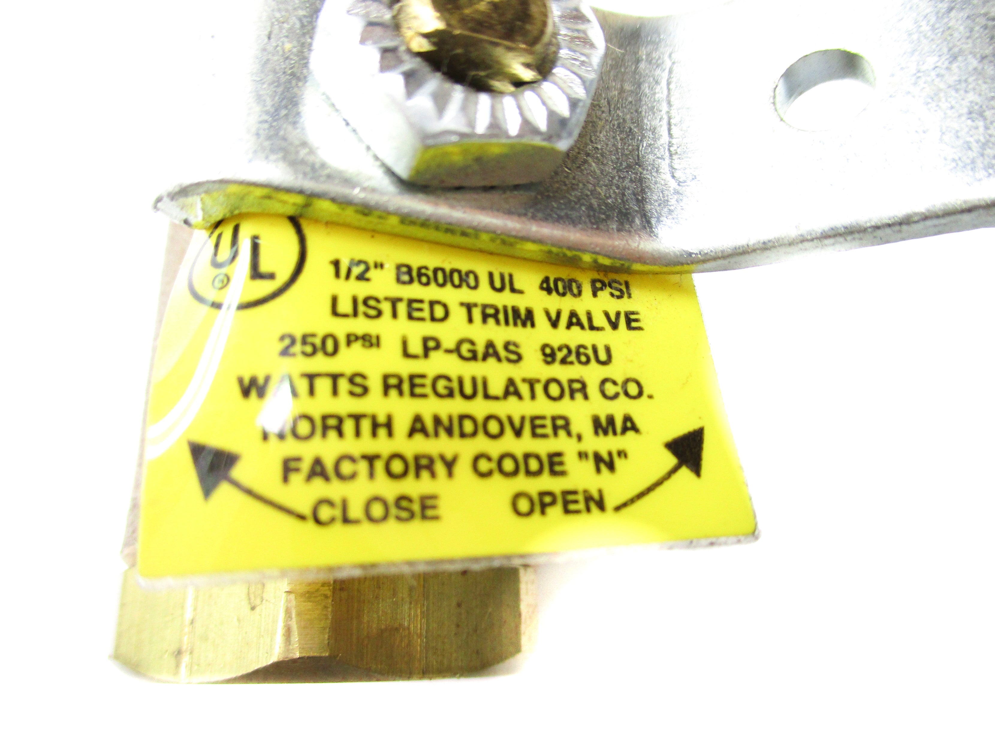 WATTS B6000UL 400PSI NSNP