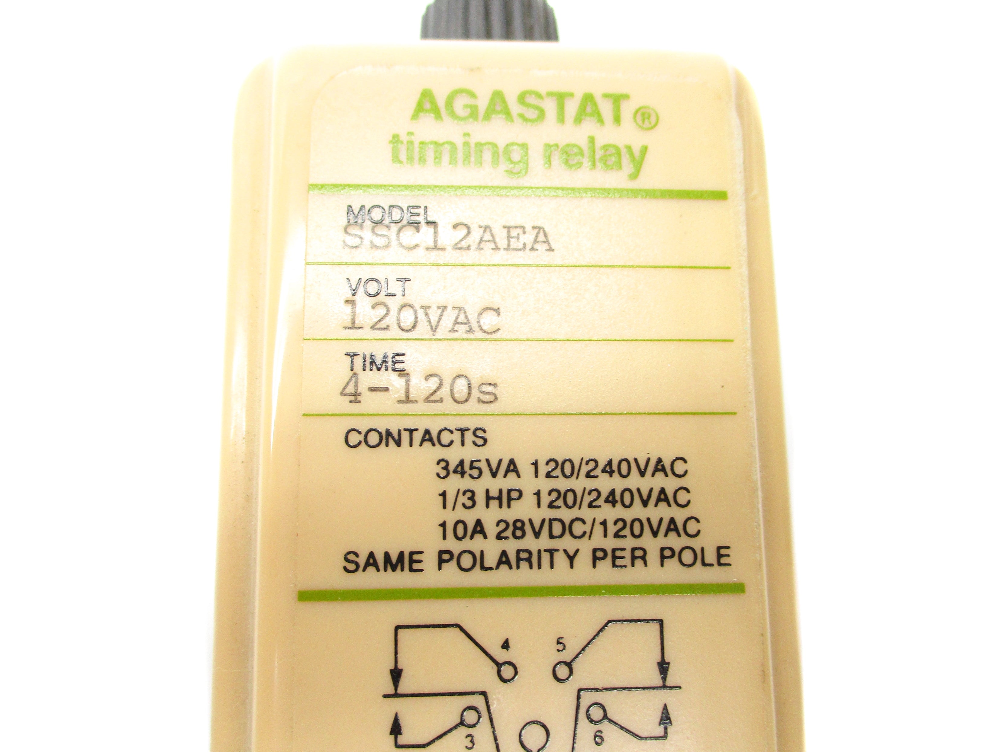 AGASTAT SSC12AEA 120VAC 10A NSNP