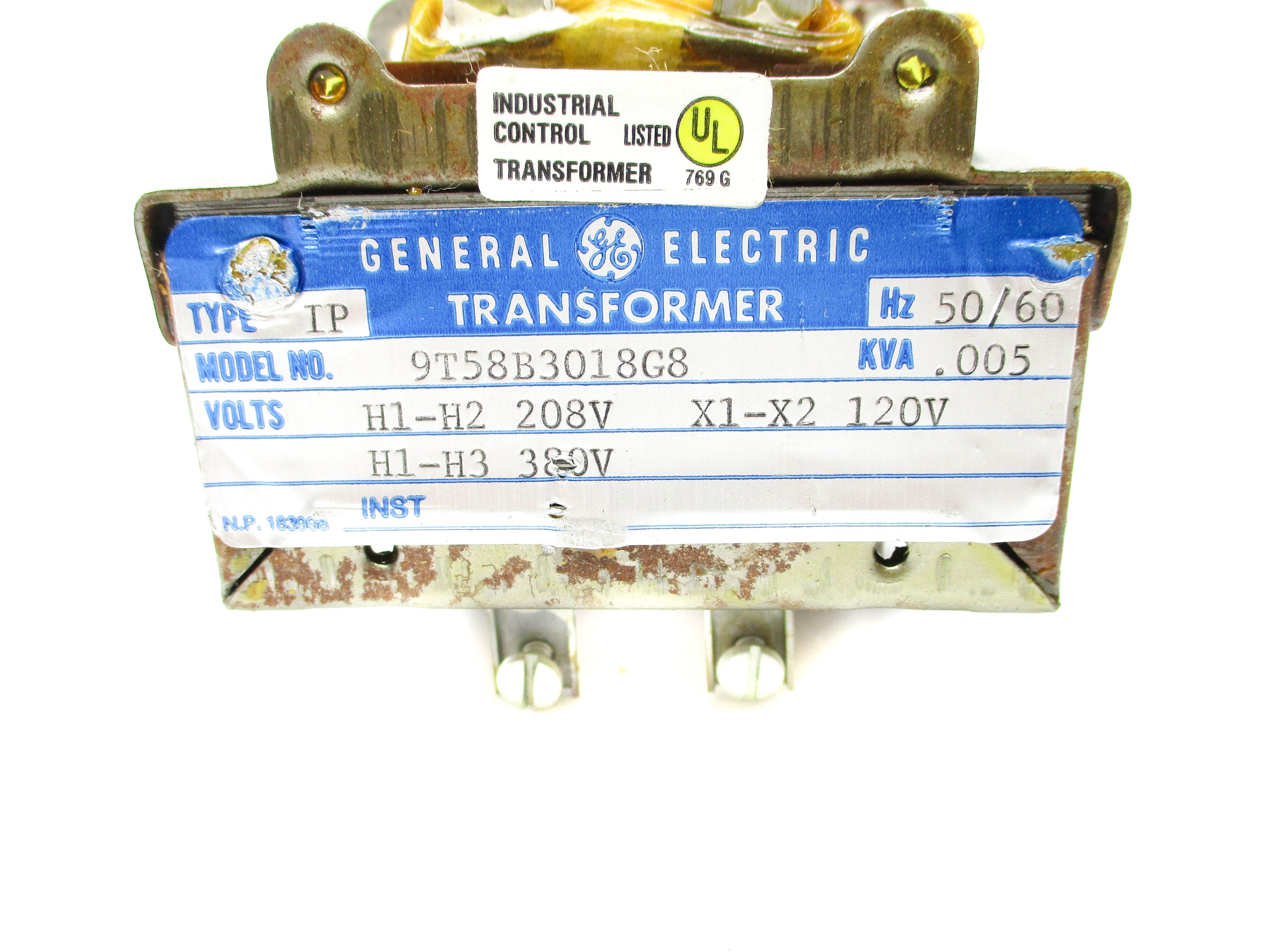 GENERAL ELECTRIC 9T58B3018G8 UNMP