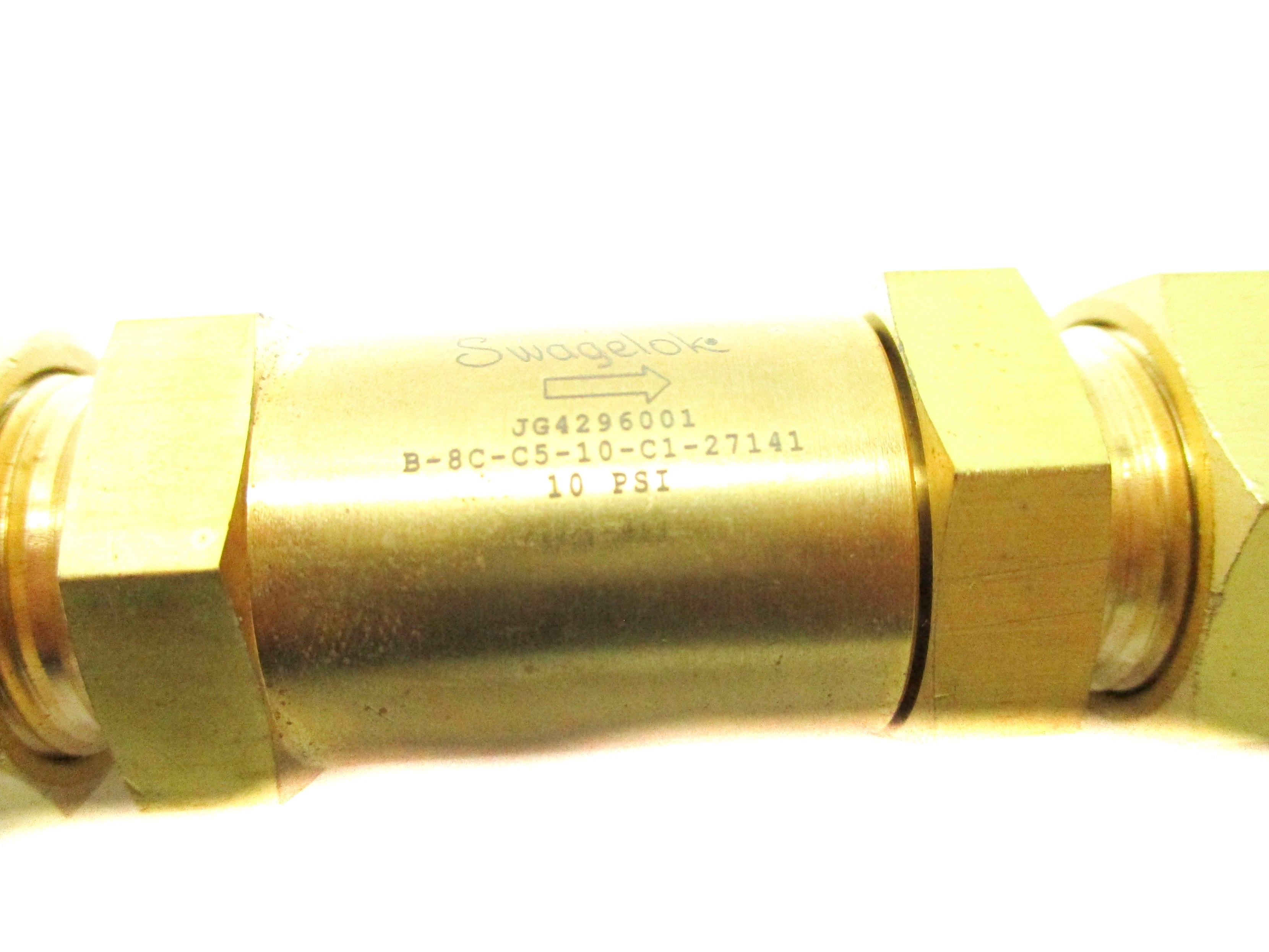 SWAGELOK B-8C-C5-10-C1-27141 10PSI NSNP