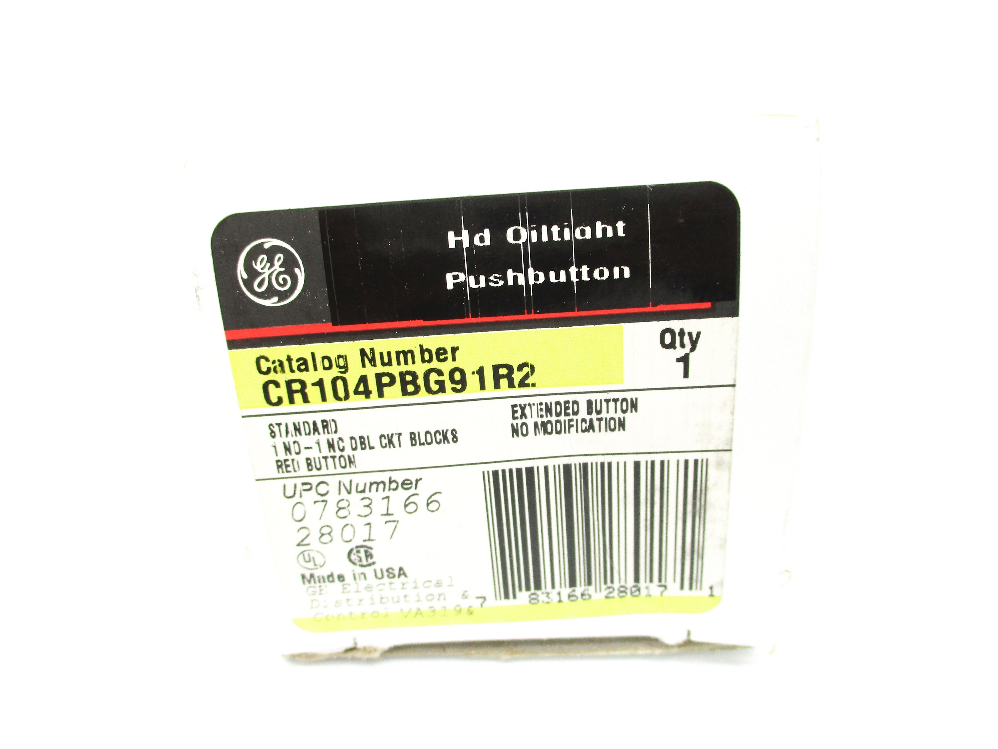 GENERAL ELECTRIC CR104PBG91R2 NSMP