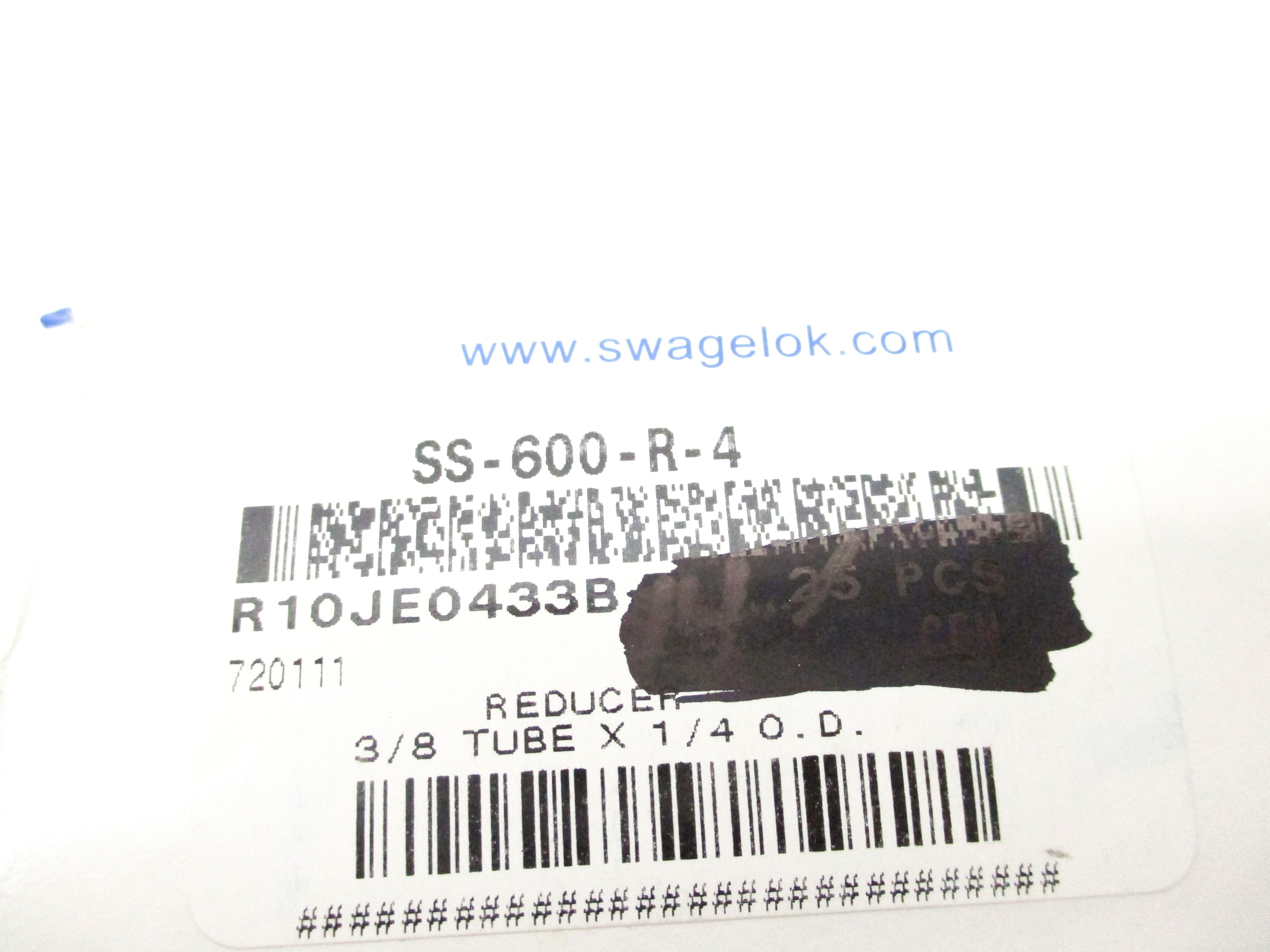 SWAGELOK SS-600-R-4 NSNP