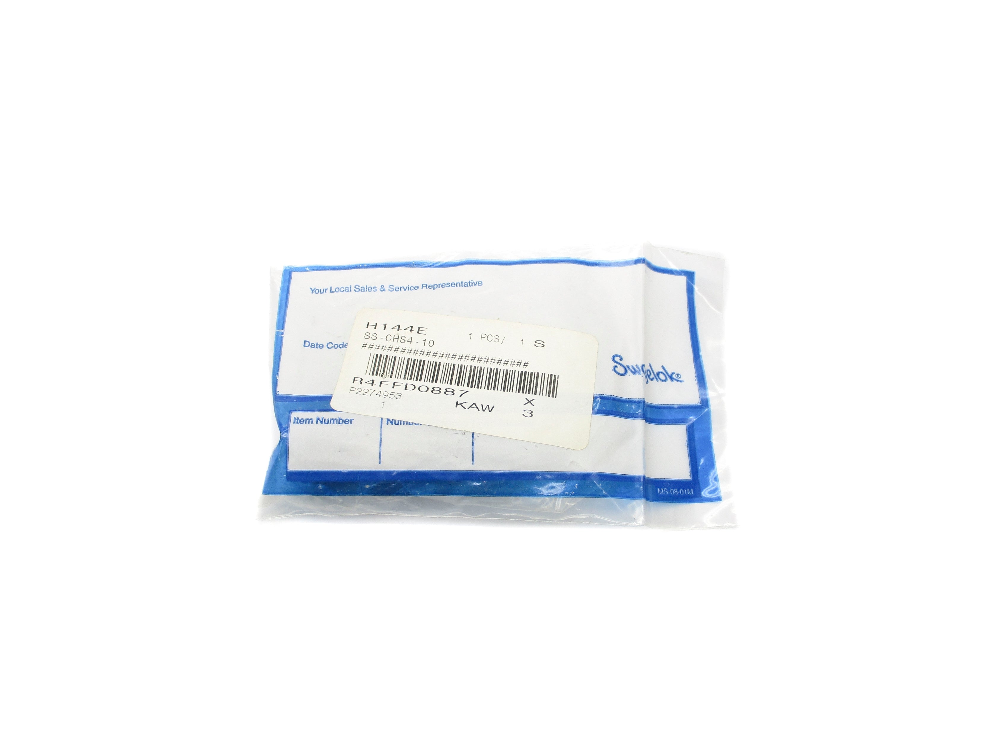 SWAGELOK SS-CHS4-10 NSMP