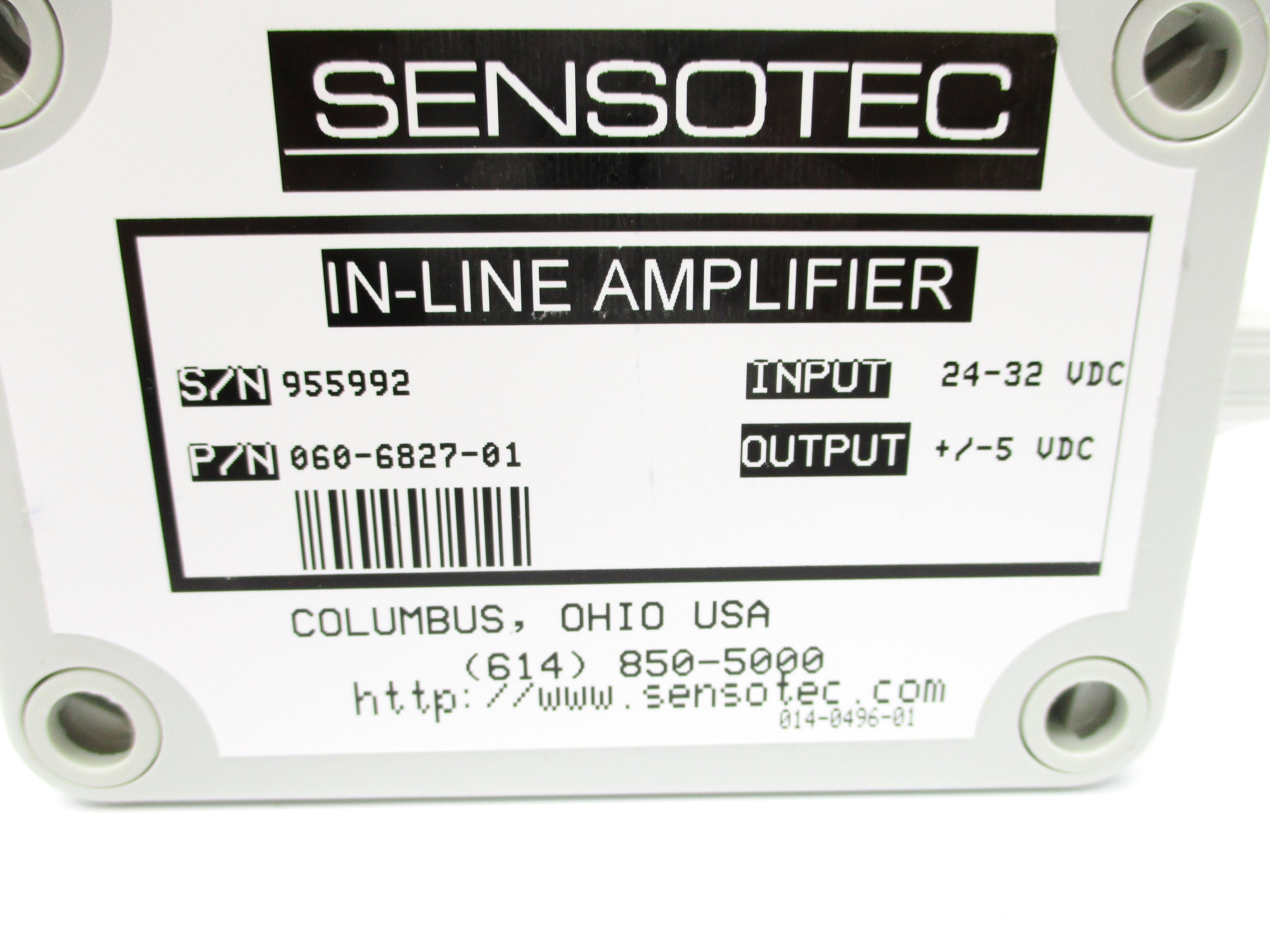 SENSOTEC 060-6827-01 NSNP