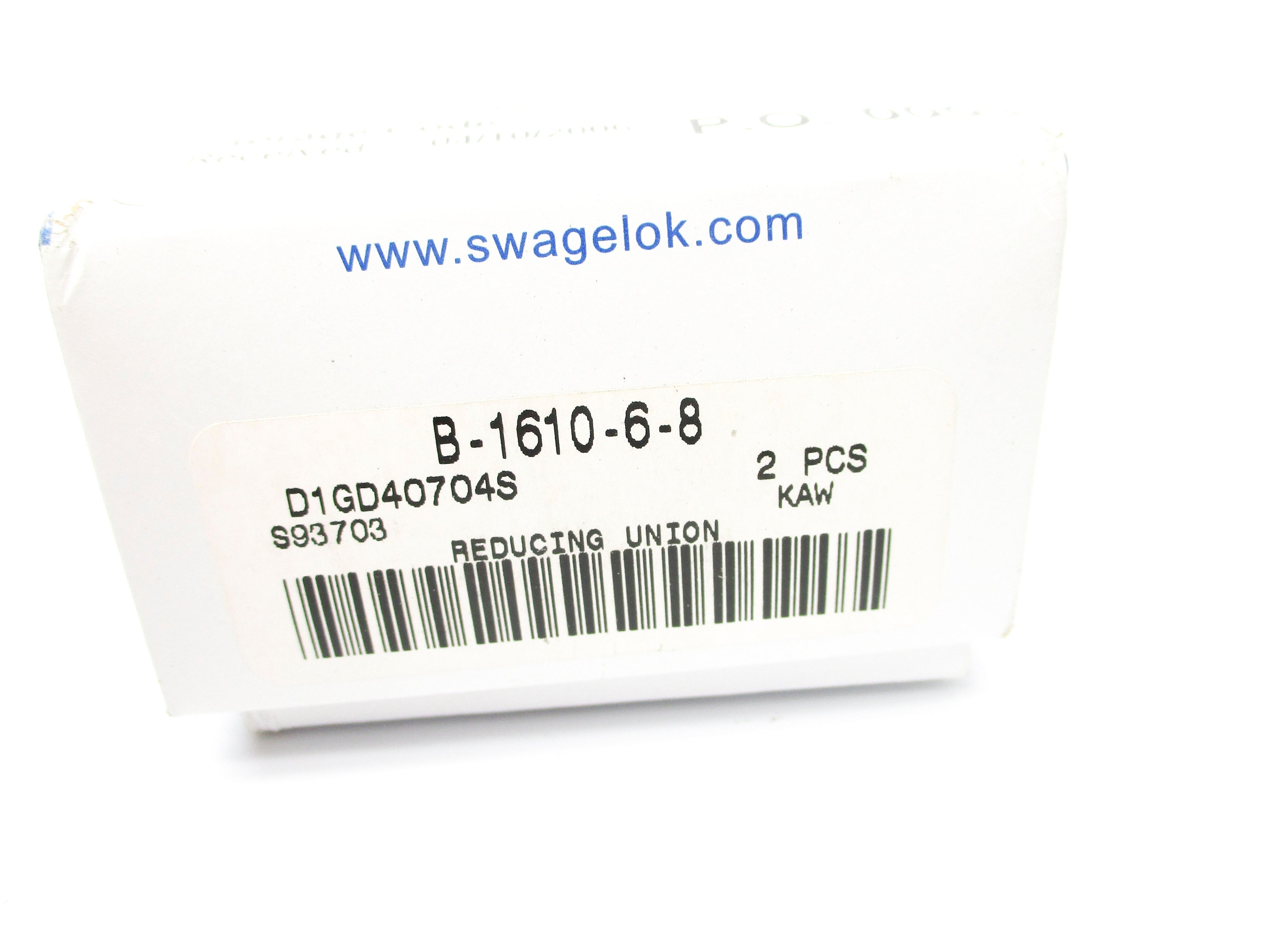 SWAGELOK B-1610-6-8 (PKG OF 2) NSMP