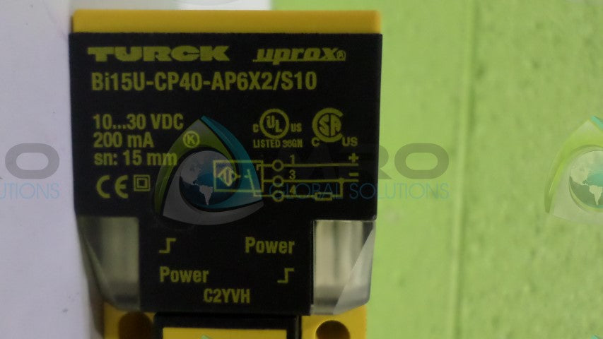 TURCK Bi15U-CP40-AP6X2-S10 PROXIMITY SWITCH *NEW NO BOX*