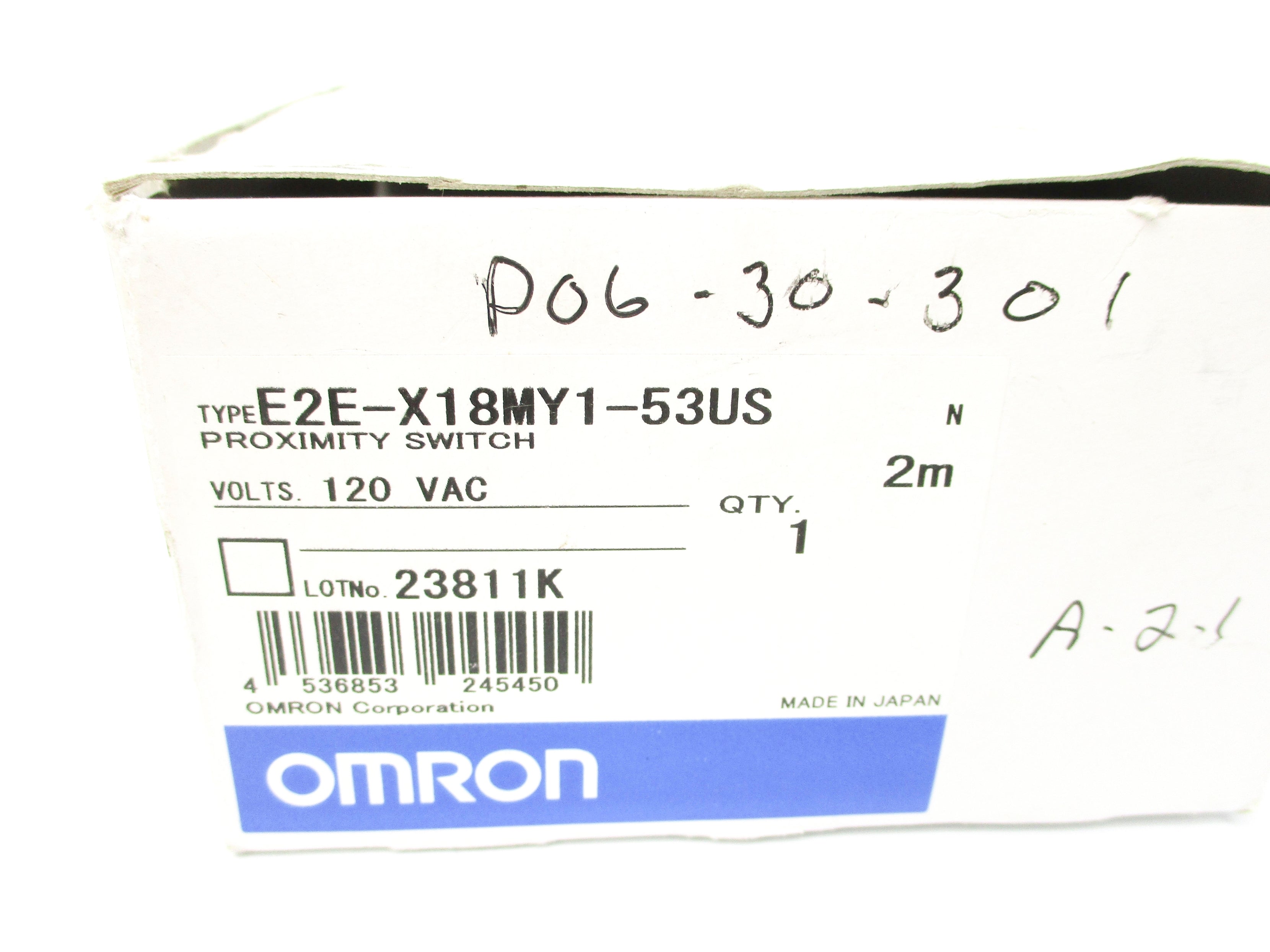 OMRON E2E-X18MY1-53US NSMP