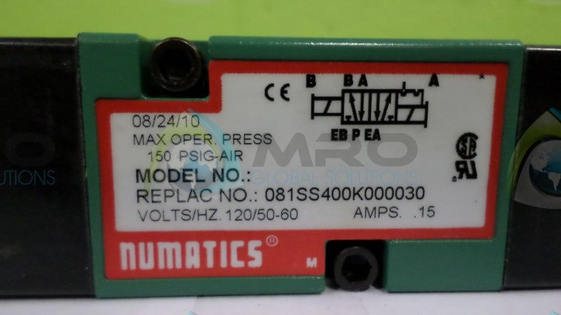 NUMATICS 081SSA400K000030 NSNP