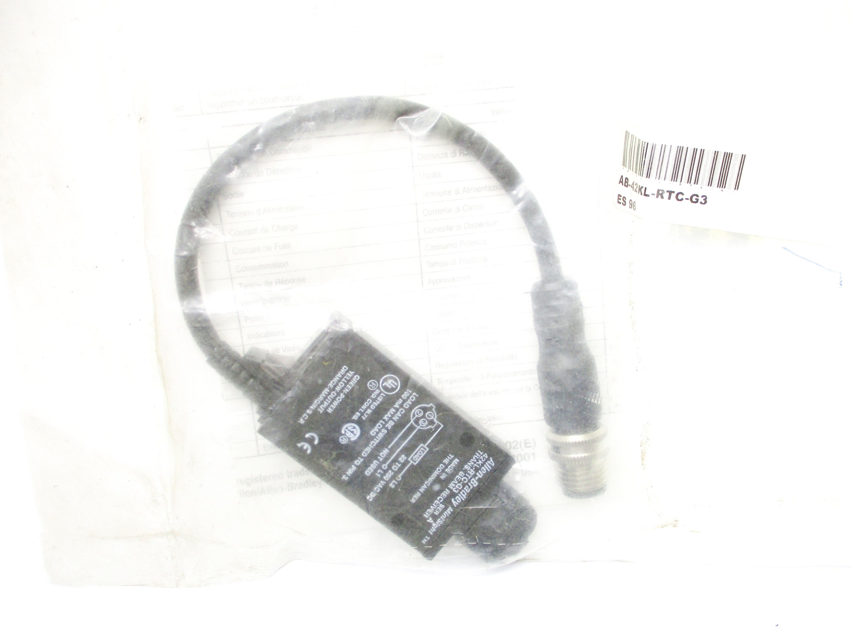 ALLEN BRADLEY 42KL-RTC-G3 SER. A 22-250VAC/DC NSMP