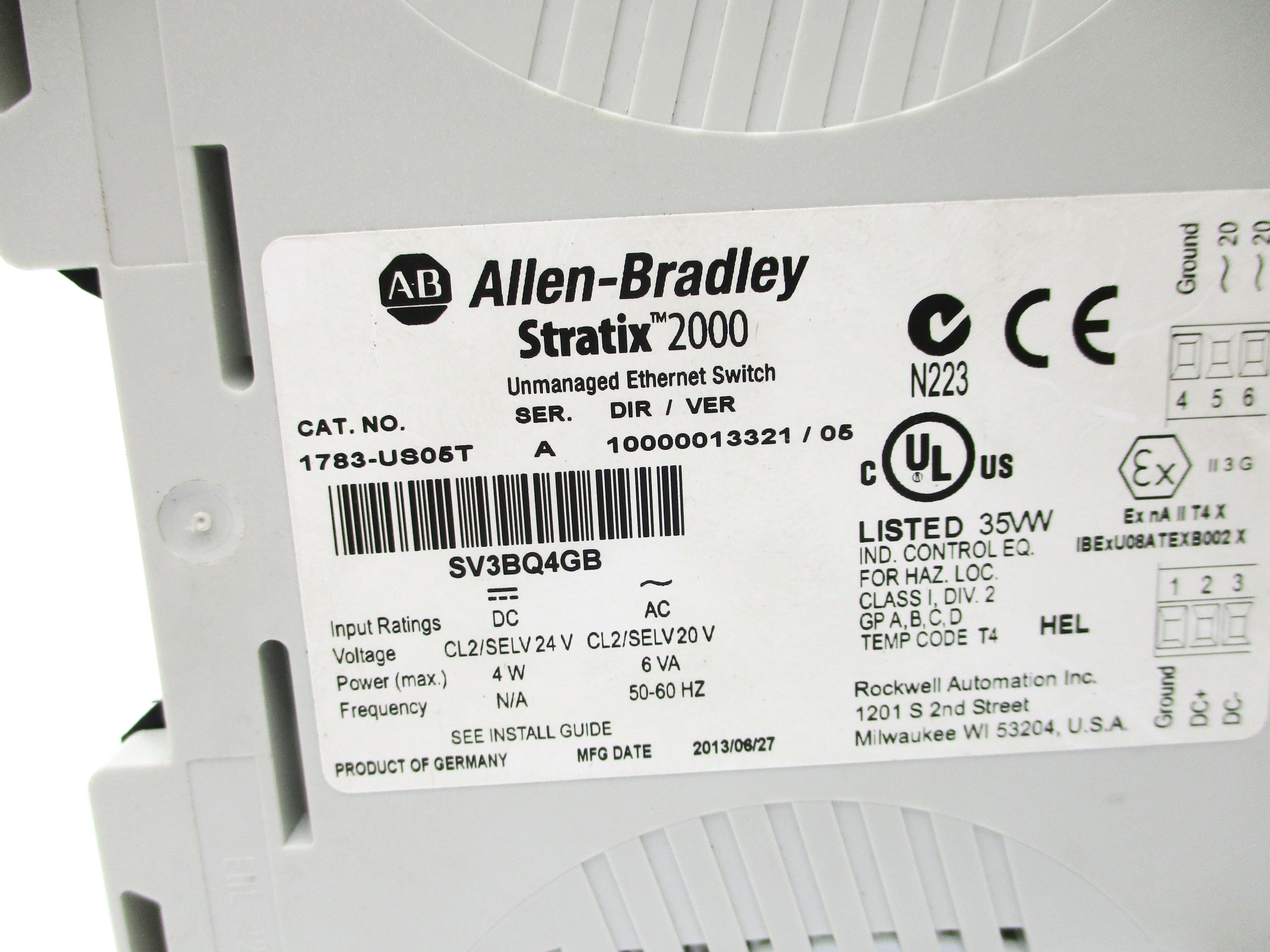 ALLEN BRADLEY 1783-US05T SER. A NSNP