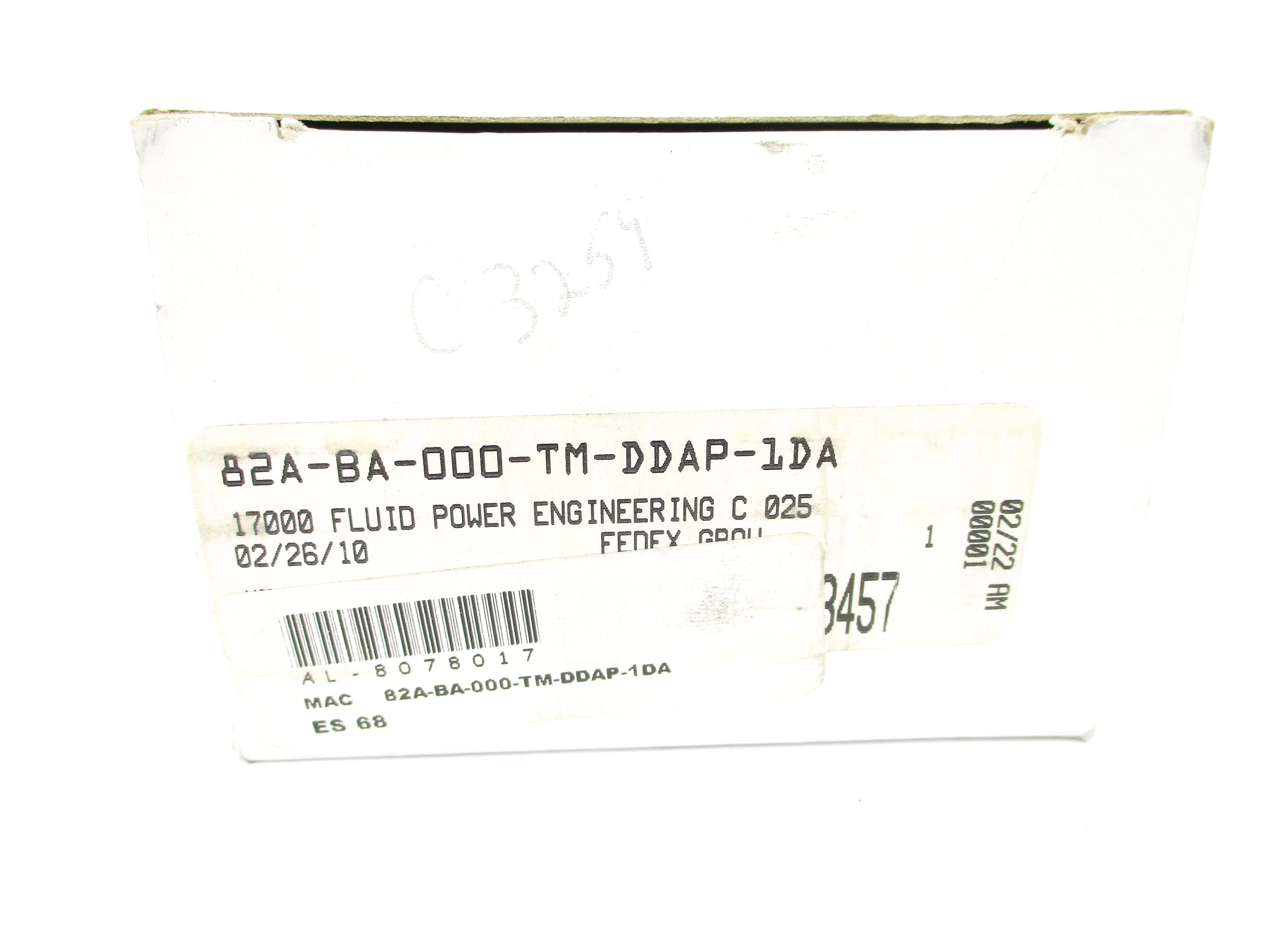 MAC 82A-BA-000-TM-DDAP-1DA 150PSI 24VDC NSMP
