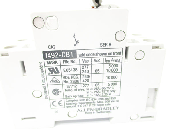 ABB 1492-ACBG040 SER. B 4A 277VAC NSNP