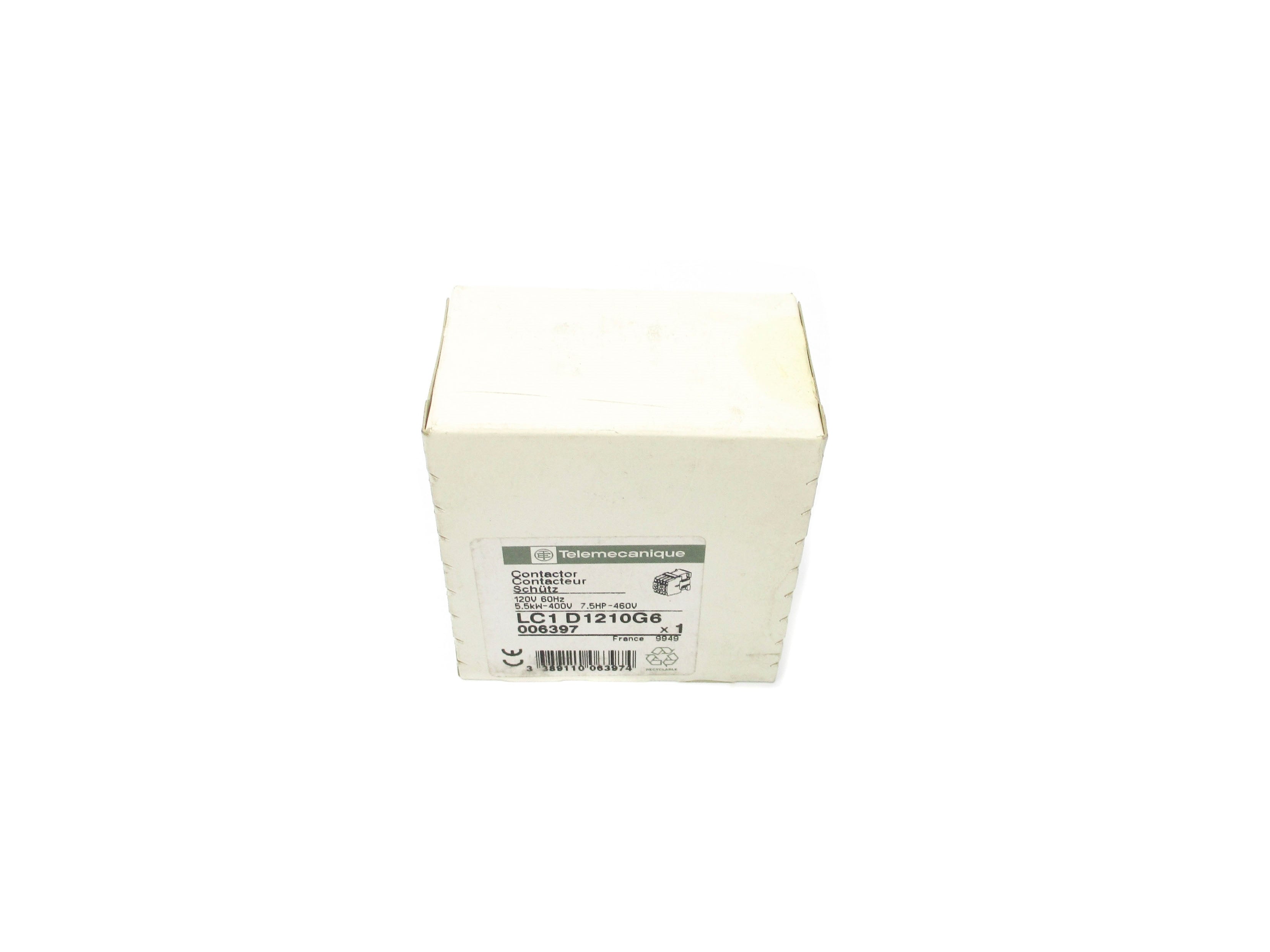 TELEMECANIQUE LC1D1210G6 120V NSFS