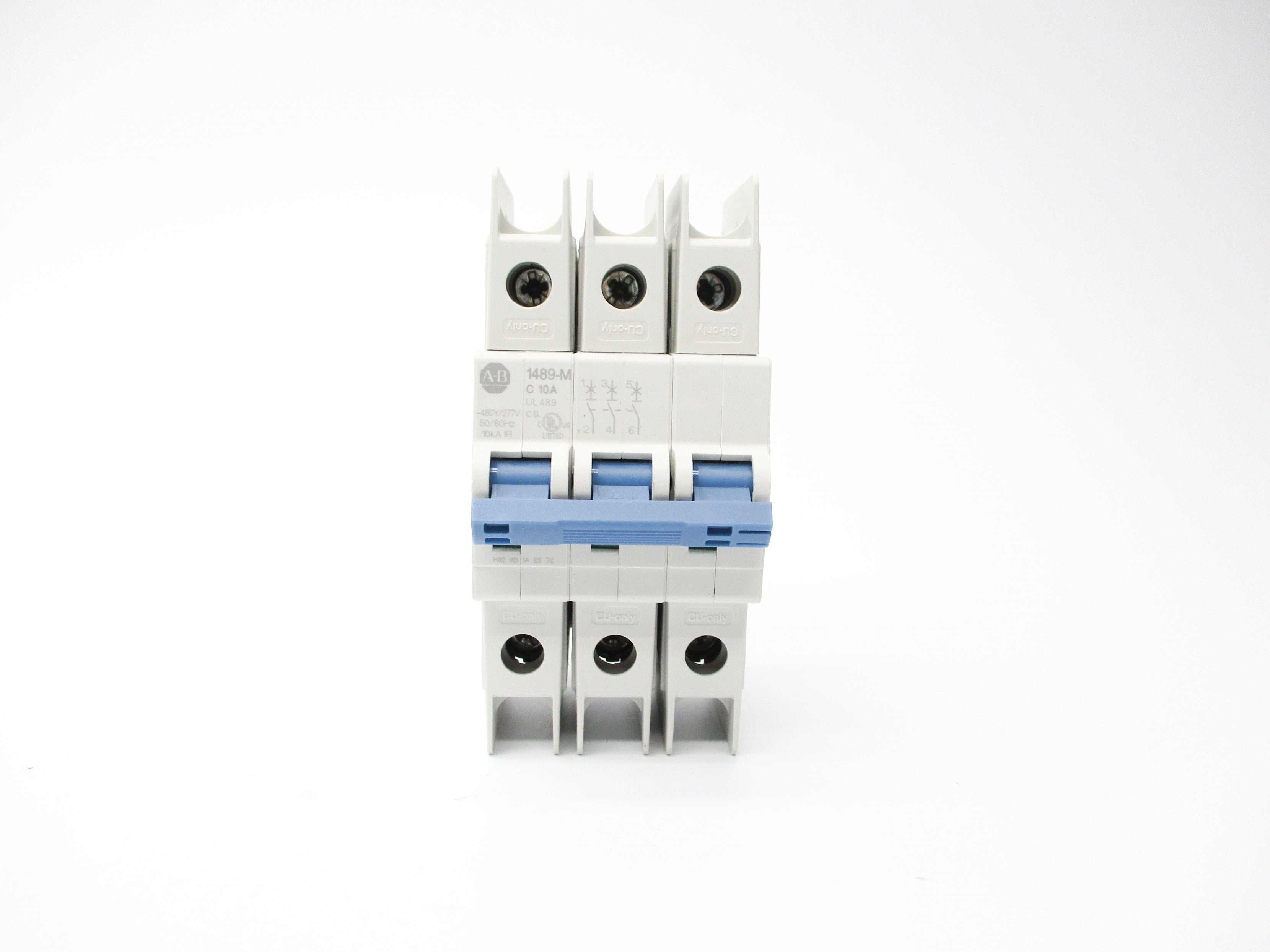 ALLEN BRADLEY 1489-M3C100 SER. D 10A 277V (WH) NSMP