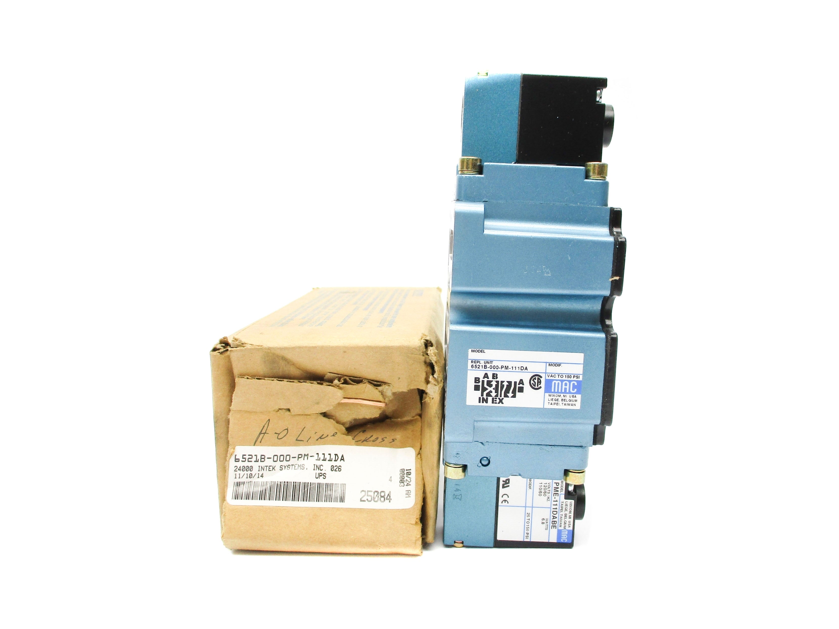 MAC 6521B-000-PM-111DA 110/120V 150PSI NSMP