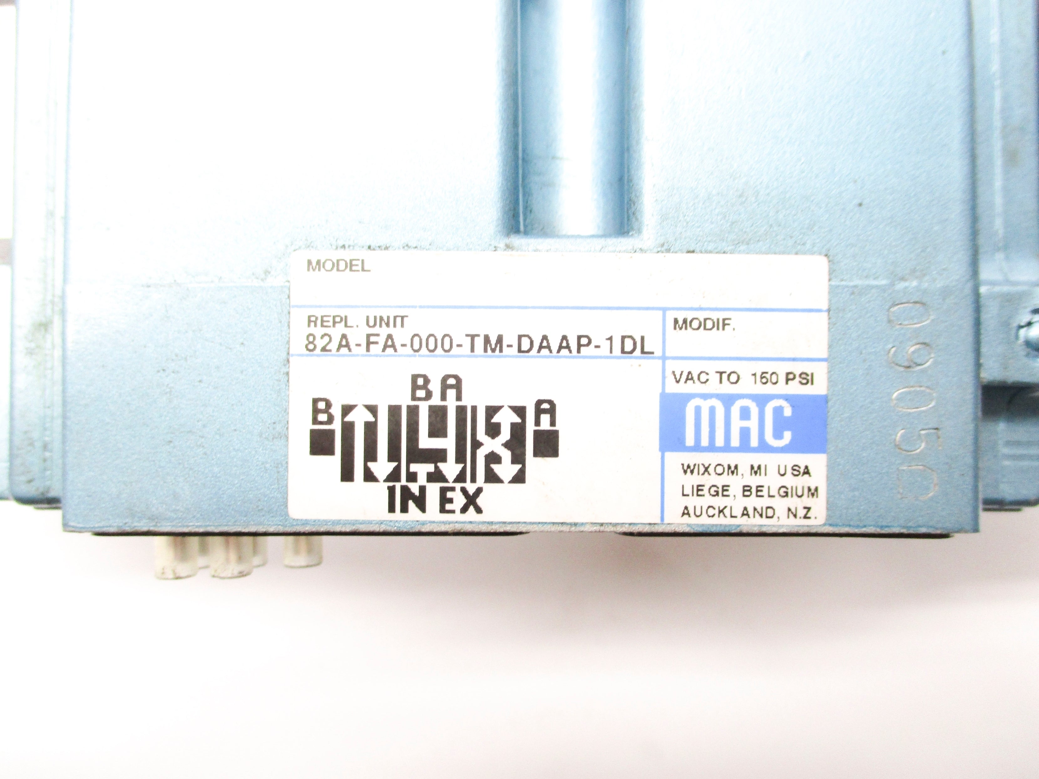 MAC 82A-FA-000-TM-DAAP-1DL 150PSI 110/120V UNMP
