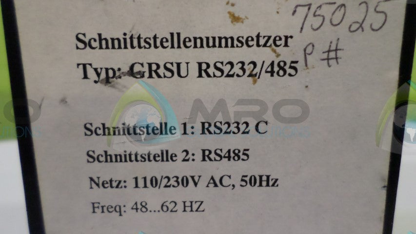 GRSU-RS232/485 RELAY *NEW NO BOX*