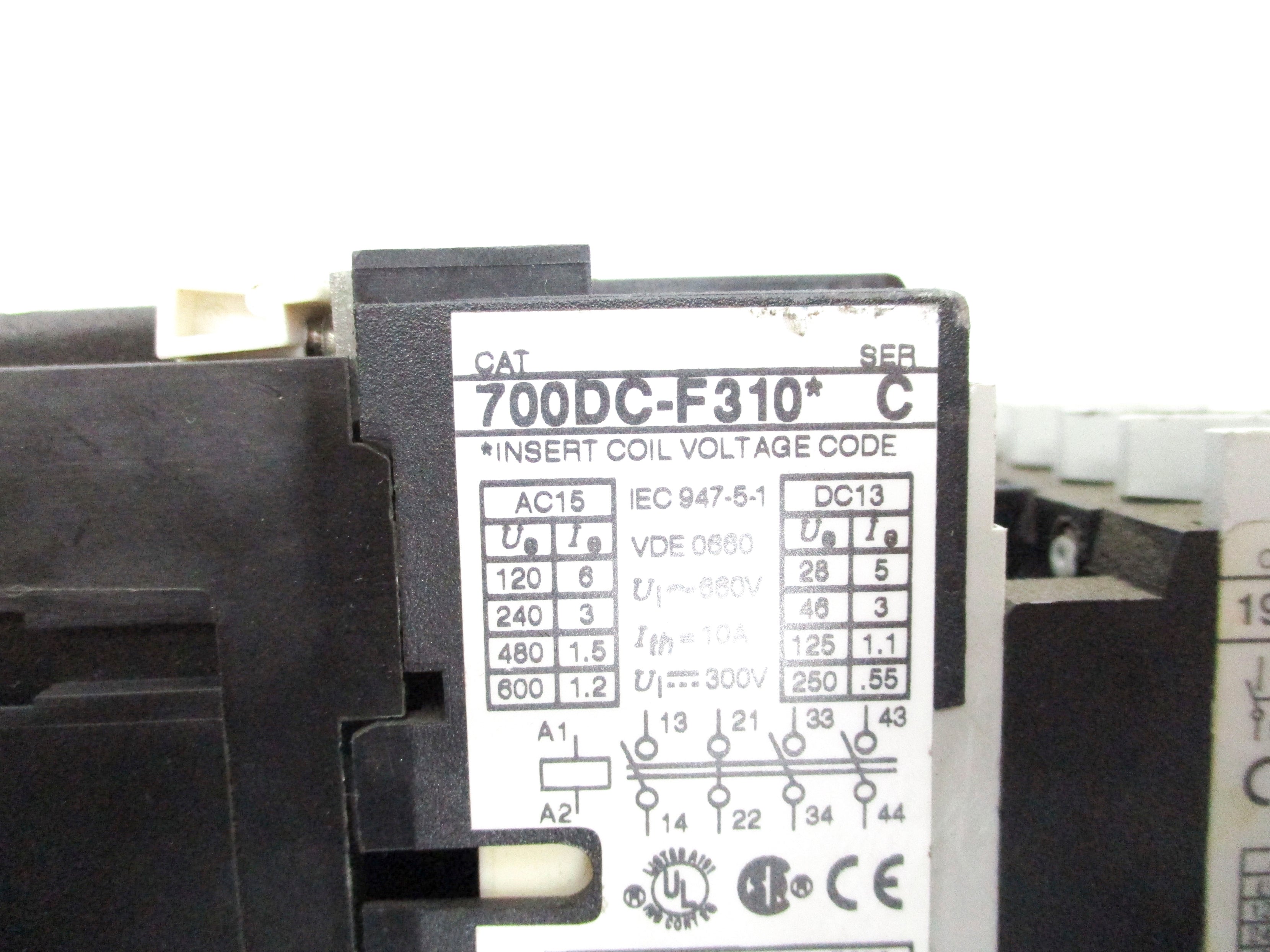 INDUSTRIAL SPARE PART 700DC-F310J SER. C 24VDC UNMP