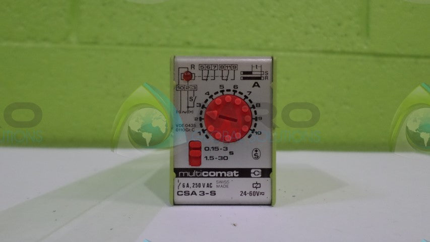MULTICOMAT CSA3-S TIME DELAY RELAY *NEW NO BOX*