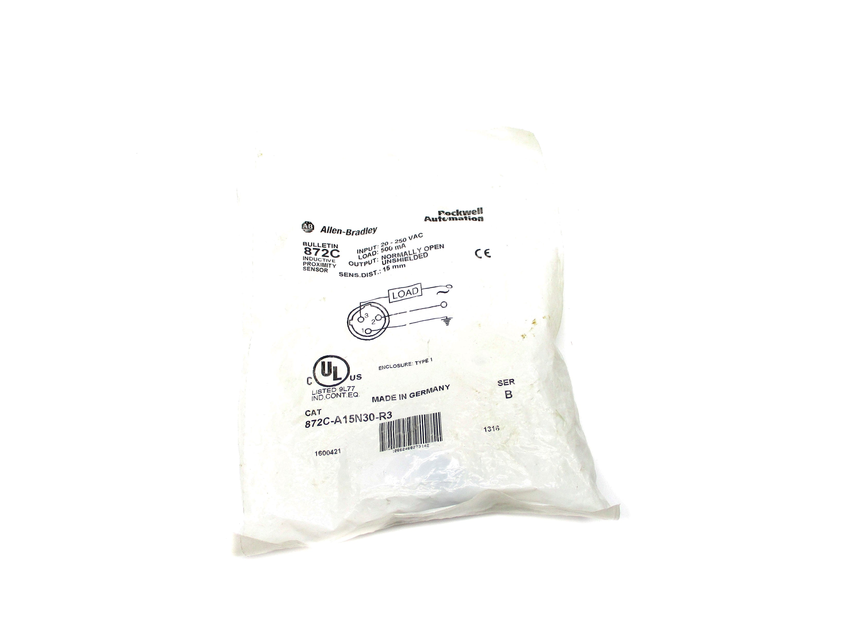ALLEN BRADLEY 872C-A15N30-R3 SER. B NSMP