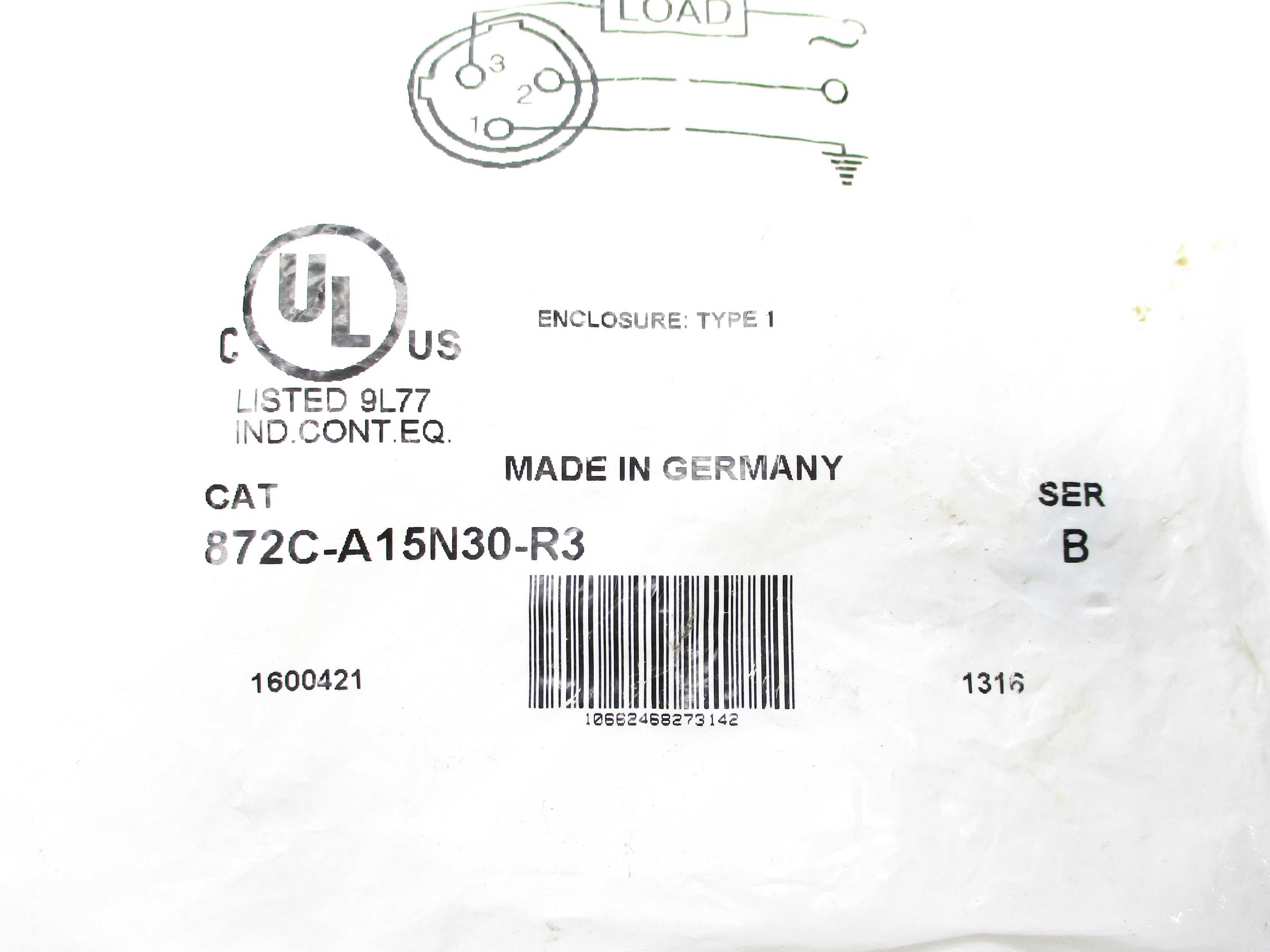 ALLEN BRADLEY 872C-A15N30-R3 SER. B NSMP