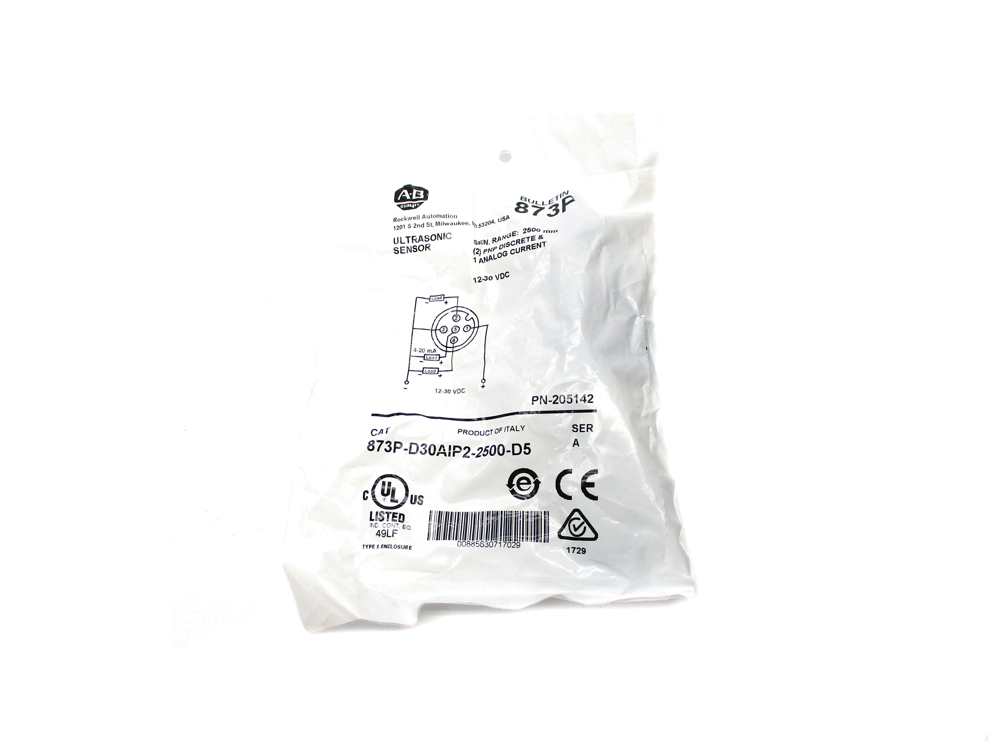 ALLEN BRADLEY 873P-D30AIP2-2500-D5 SER. A NSMP