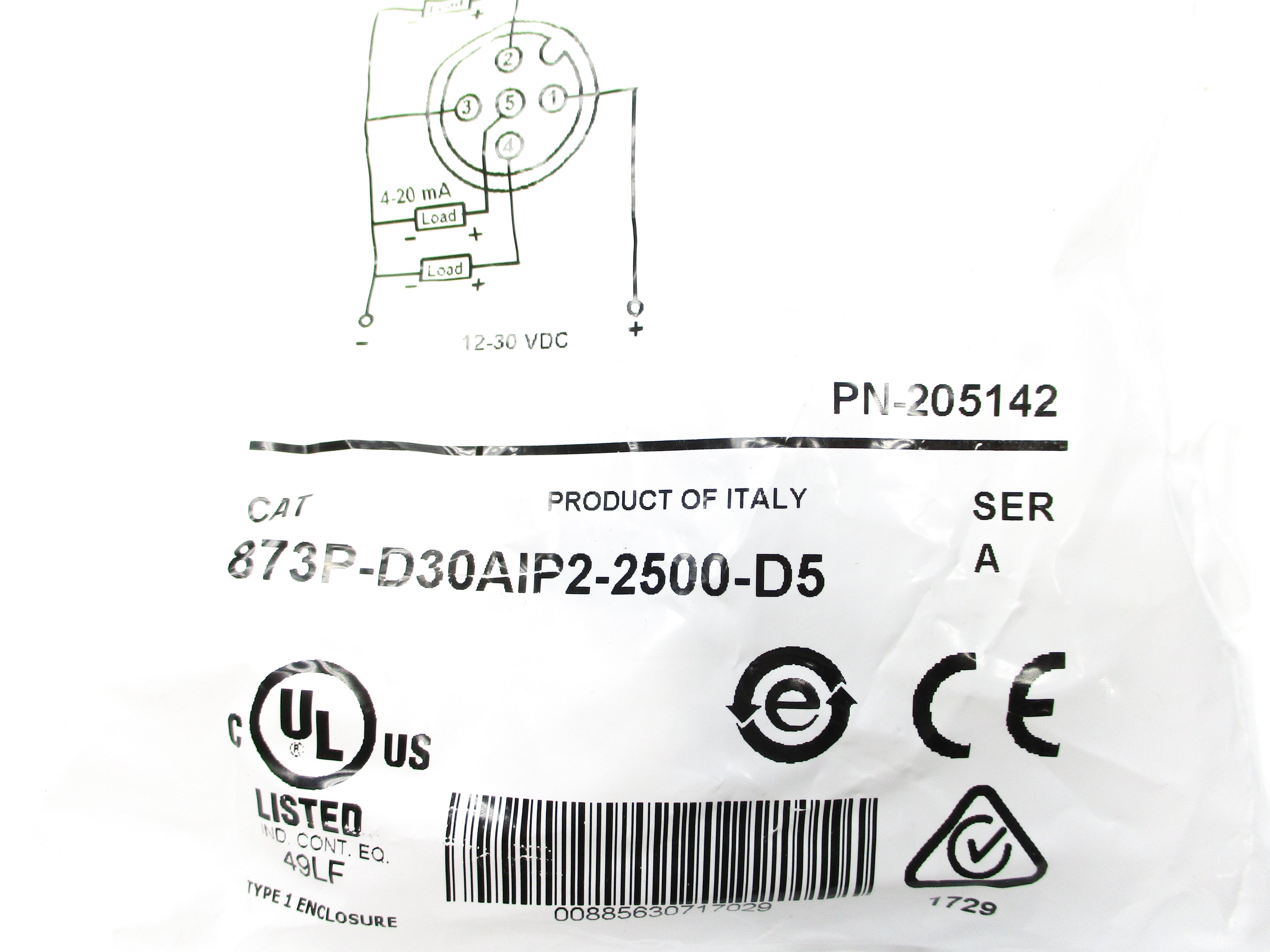 ALLEN BRADLEY 873P-D30AIP2-2500-D5 SER. A NSMP