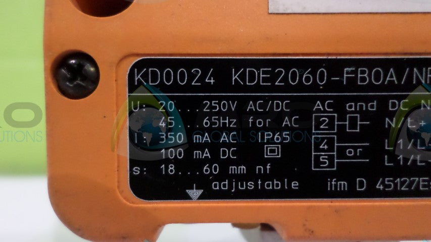 IFM EFECTOR KD0024 CAPACITIVE SENSOR *NEW NO BOX*