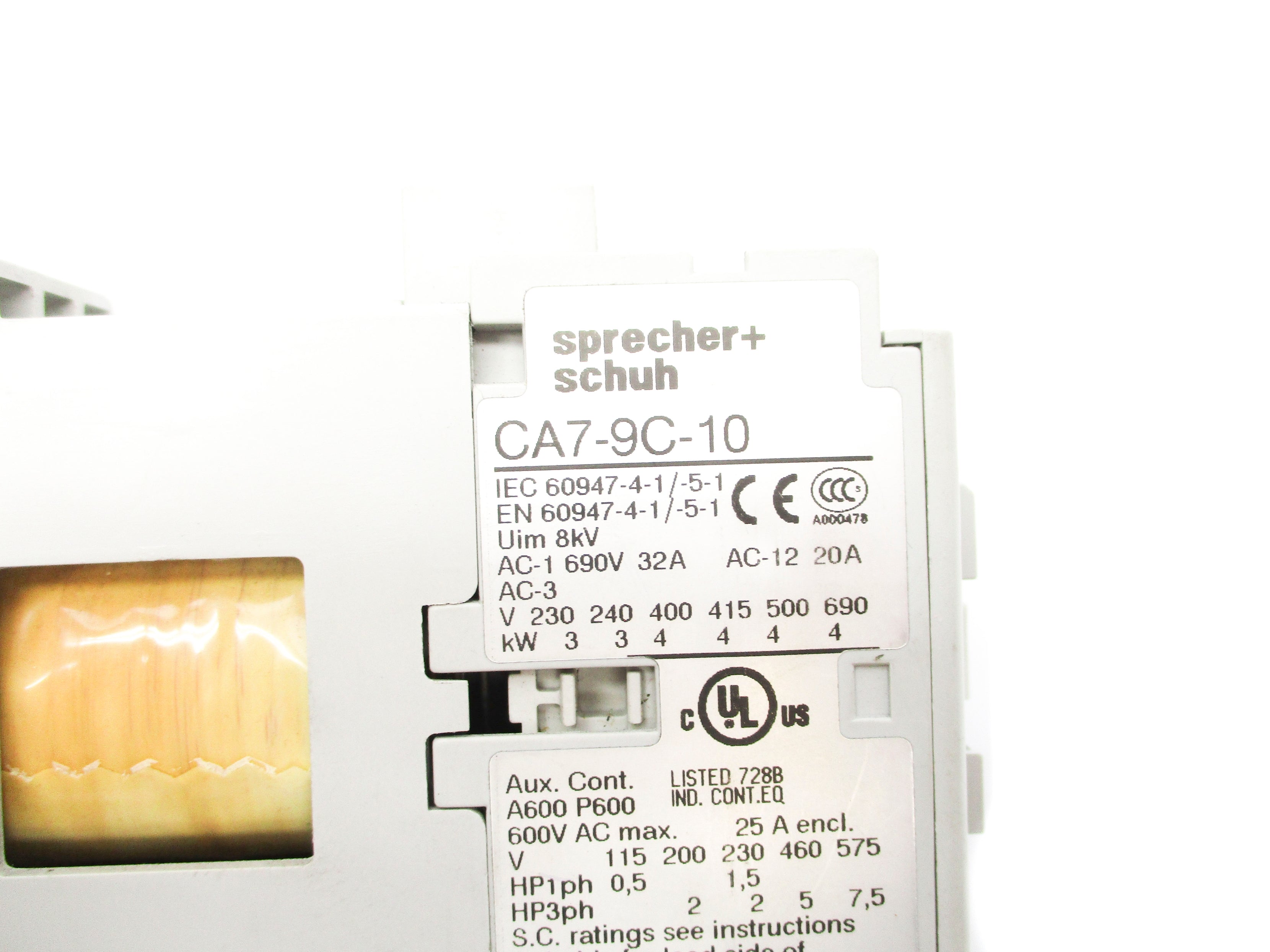SPRECHER+SCHUH CA7-9C-10 24VDC NSNP