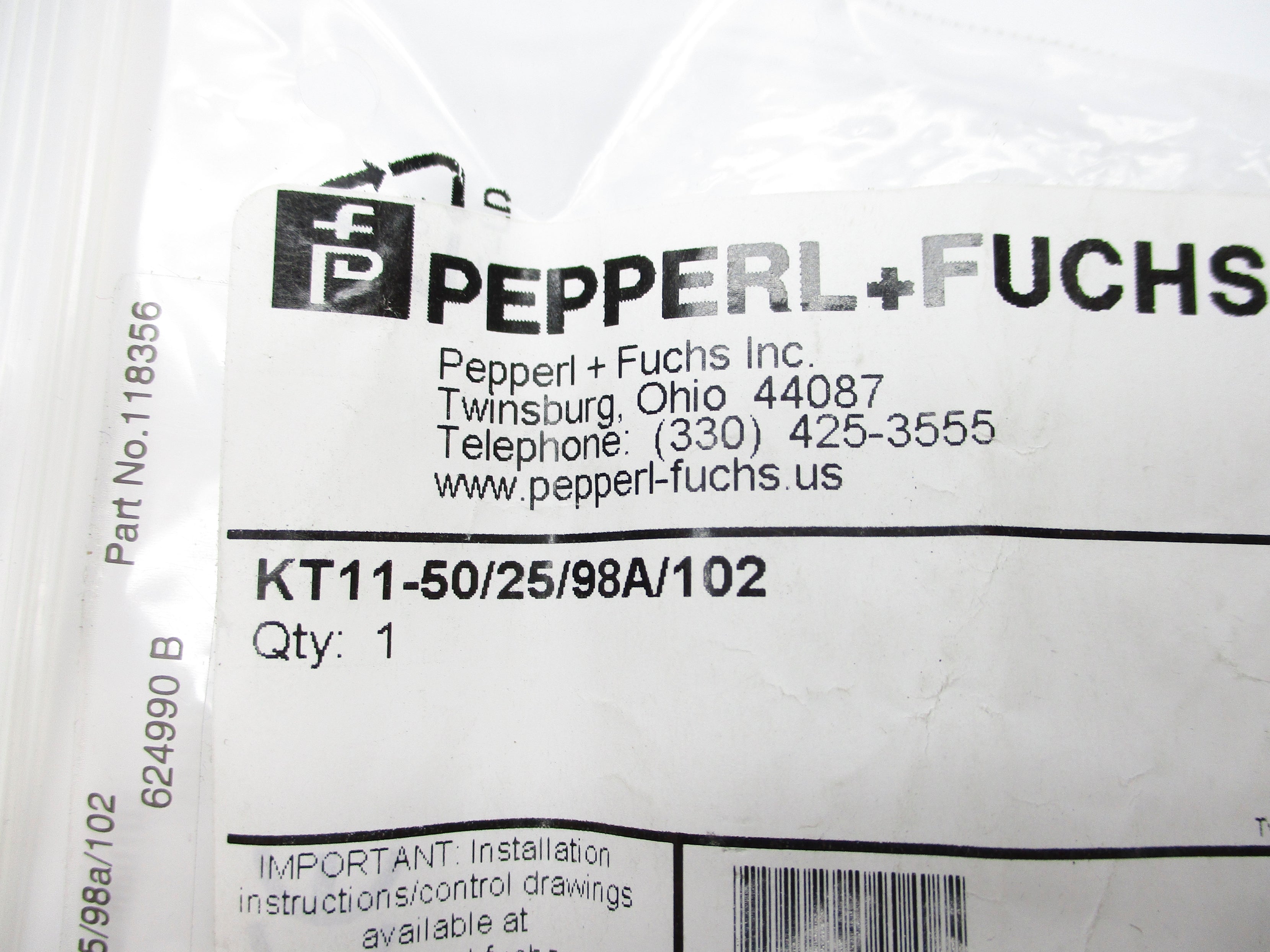 PEPPERL+FUCHS KT11-50/25/98a/102 NSMP