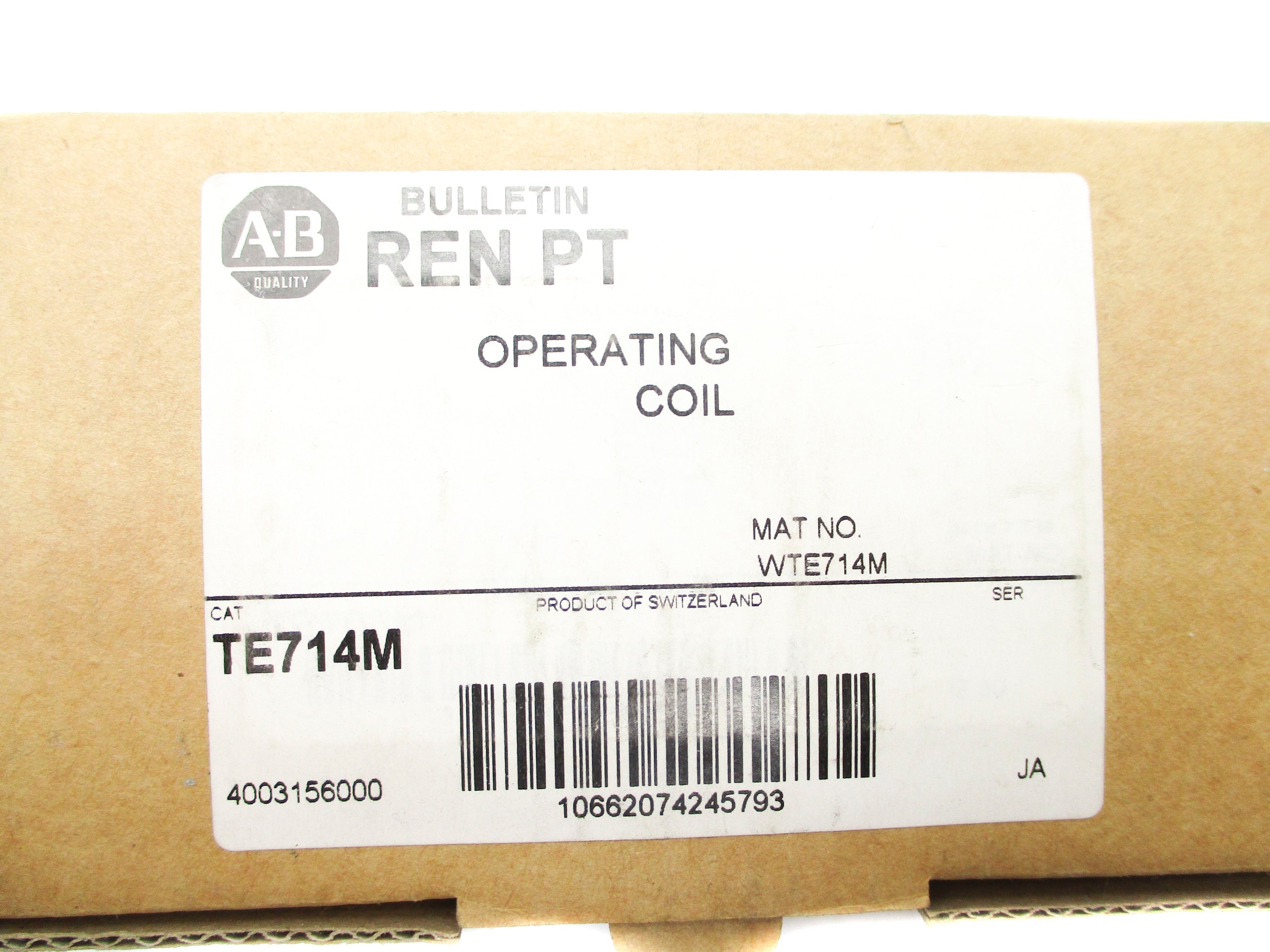 ALLEN BRADLEY TE714M (BR/WH) NSMP