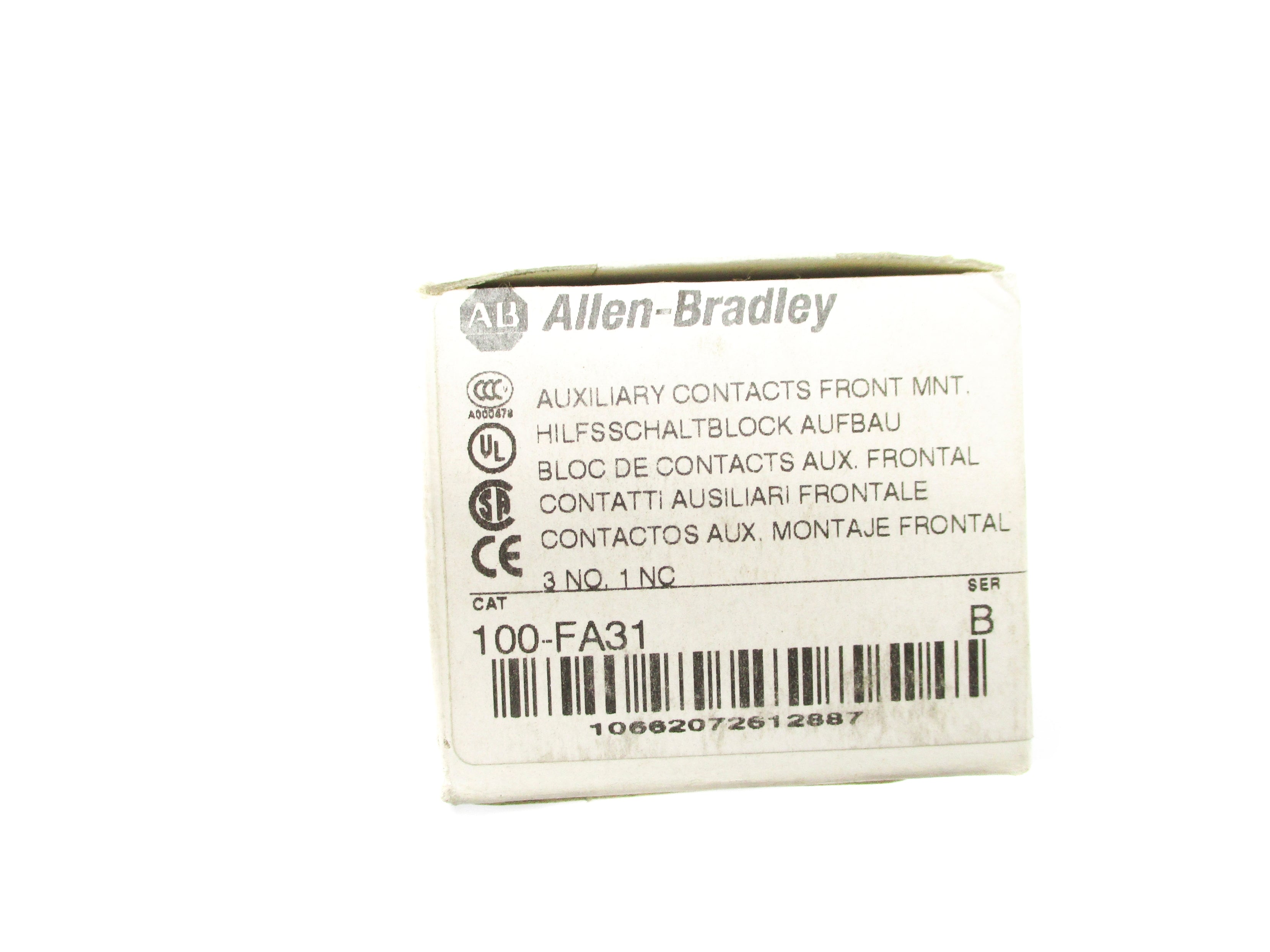 ALLEN BRADLEY 100-FA31 SER. B (WH) NSMP