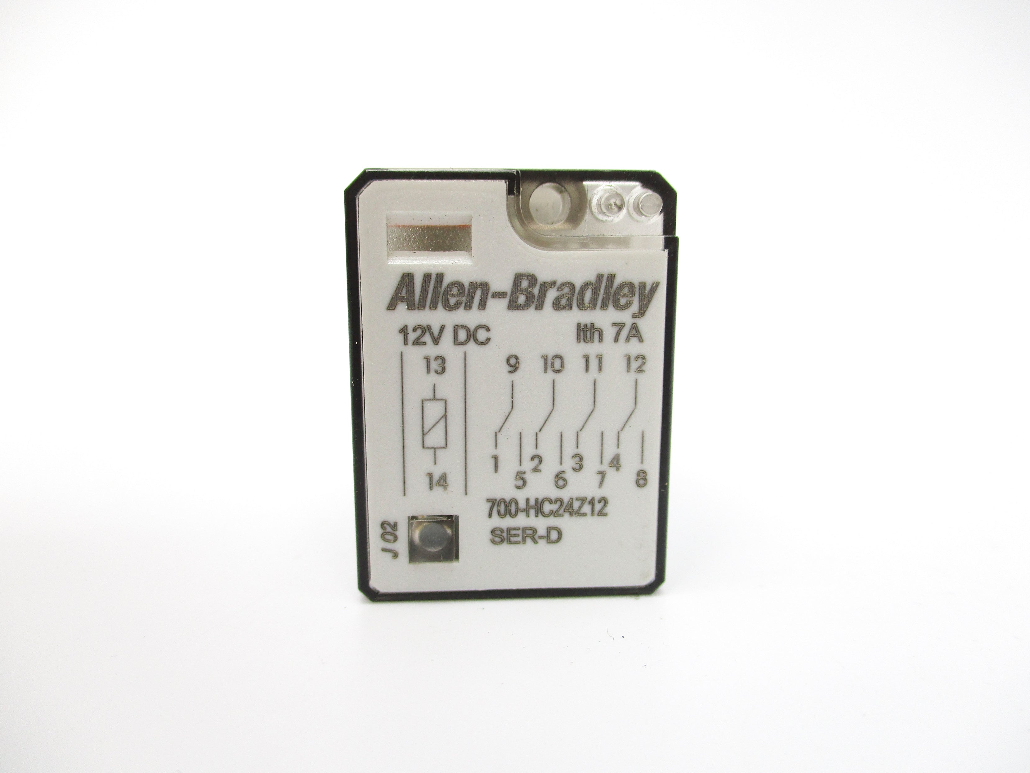 ALLEN BRADLEY 700-HC24Z12 SER. D 7A 12VDC NSNP