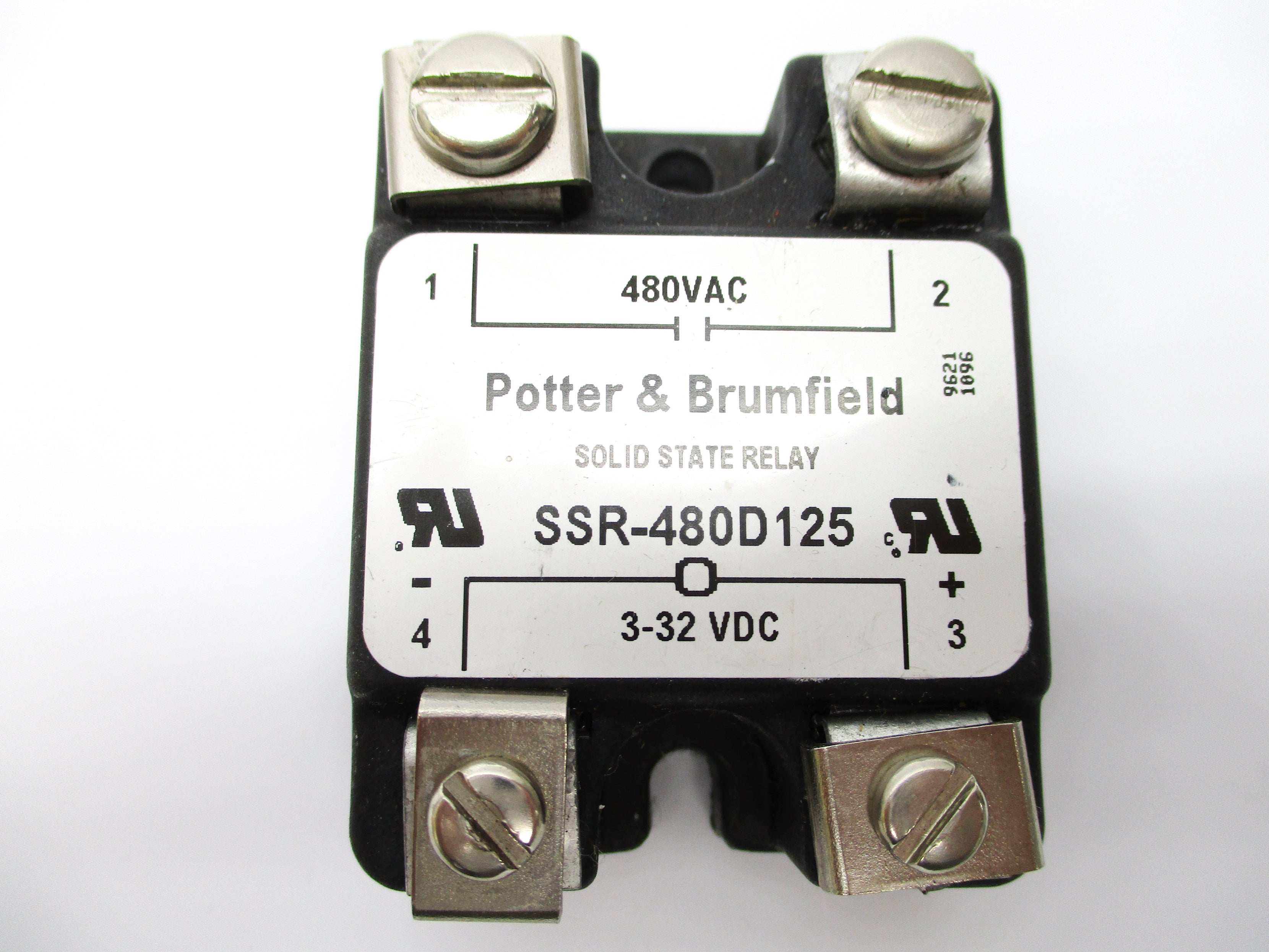 POTTER & BRUMFIELD SSR-480D125 480VAC UNMP