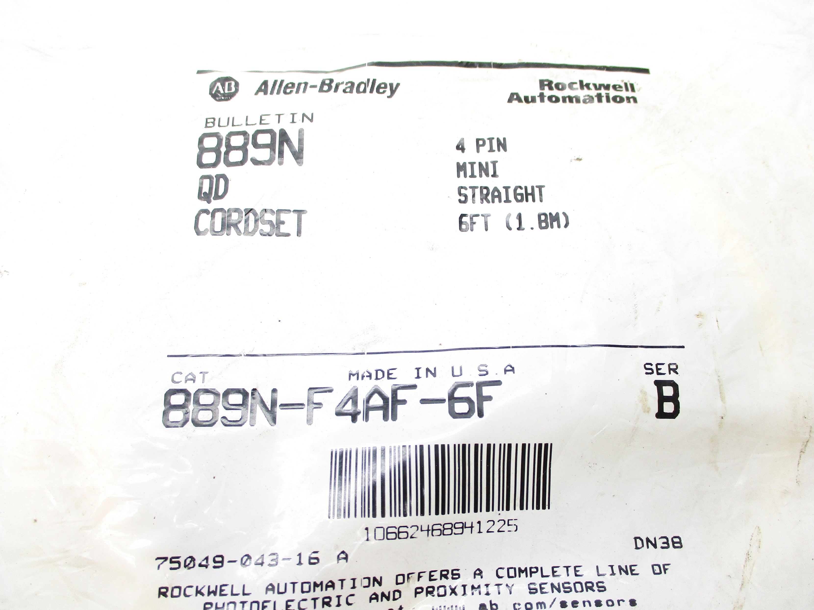 ALLEN BRADLEY 889N-F4AF-6F SER. B NSMP
