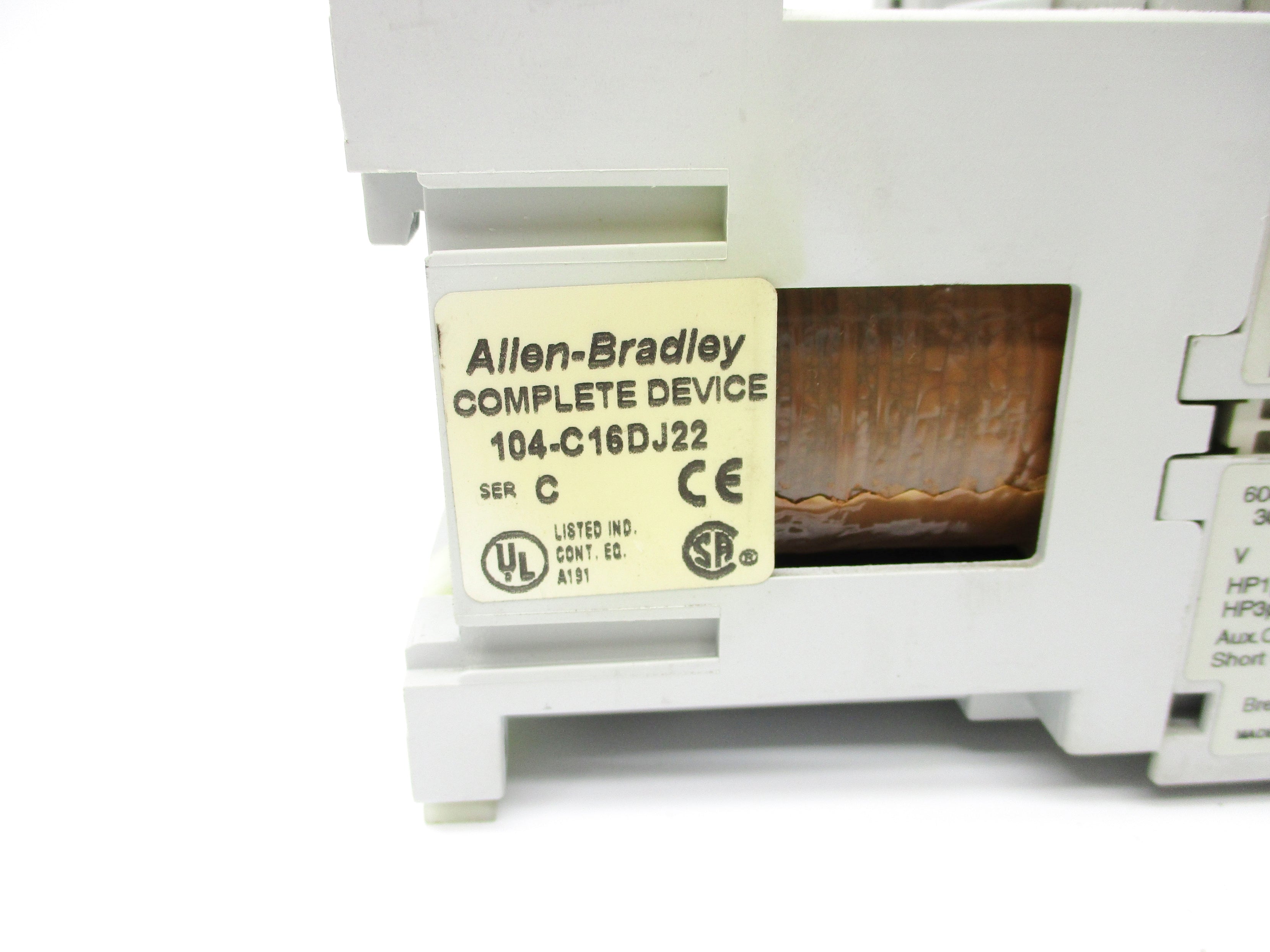 ALLEN BRADLEY 104-C16DJ22 SER. C 24VDC UNMP
