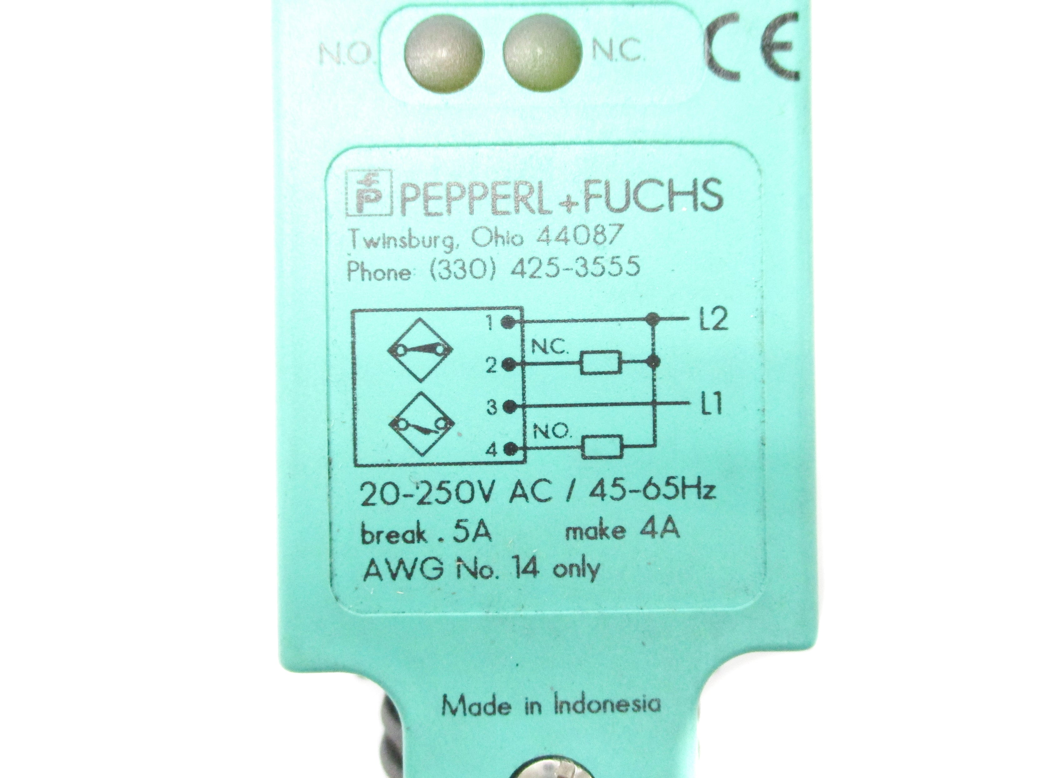 PEPPERL+FUCHS NJ15-U2-W4 NSNP