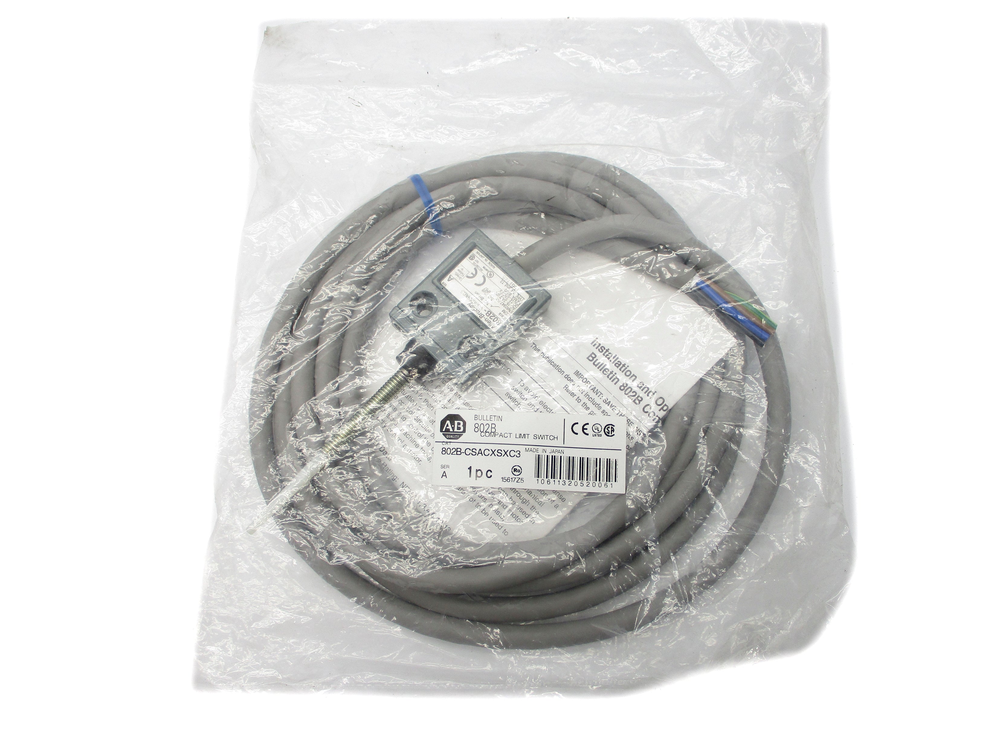 ALLEN BRADLEY 802B-CSACXSXC3 SER. A NSMP