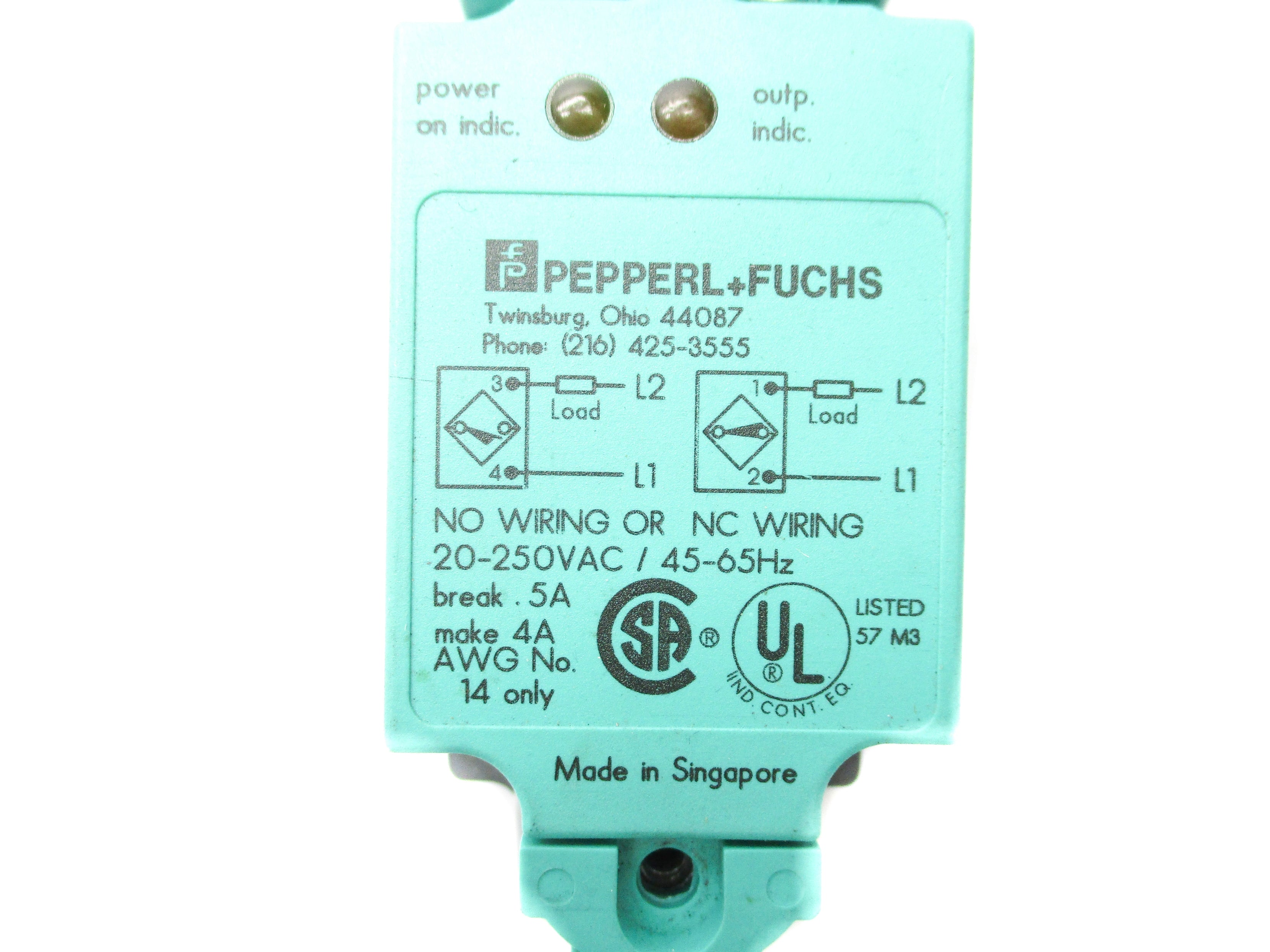 PEPPERL+FUCHS NJ30-U4-W 20-250VAC NSNP