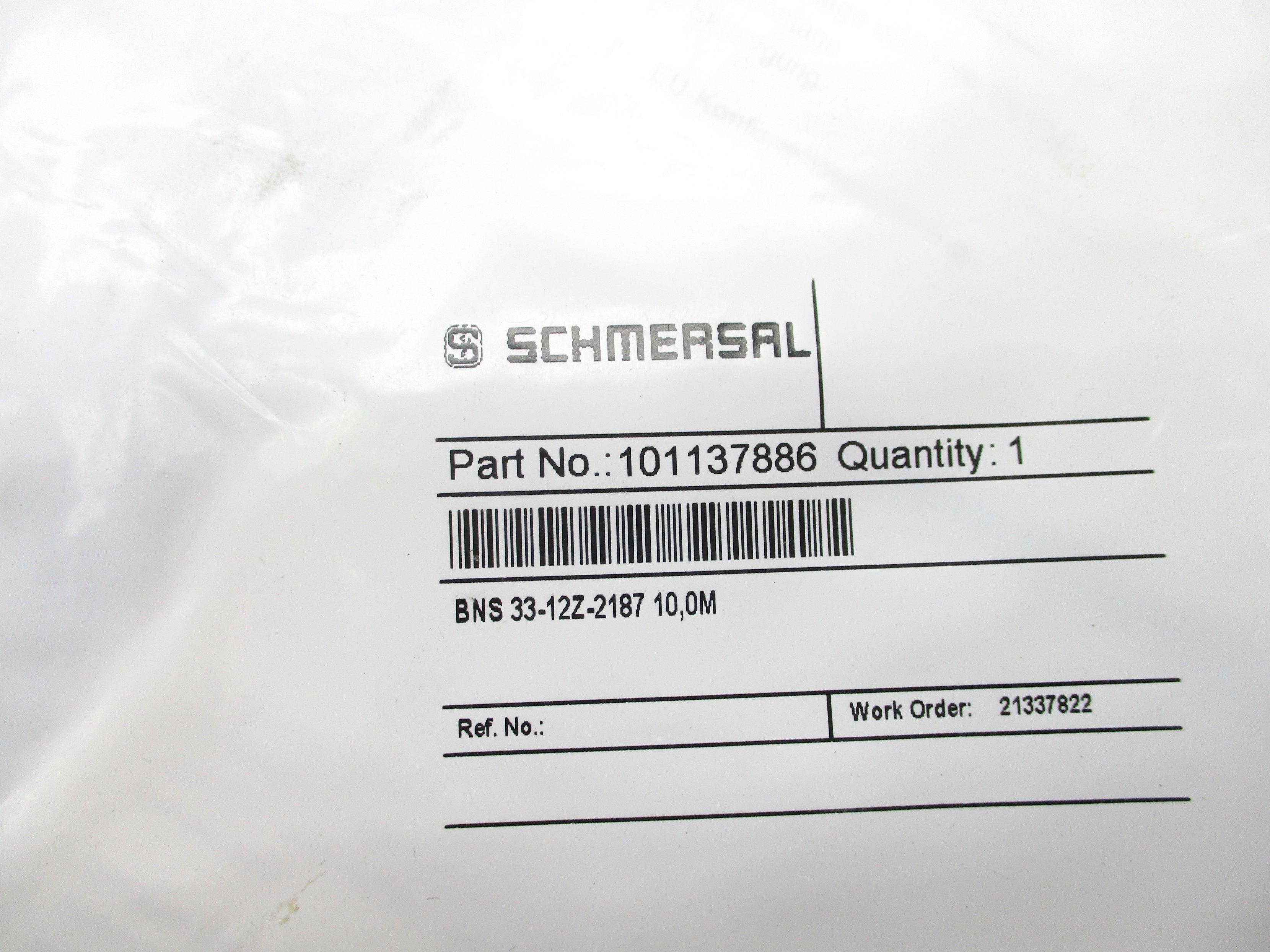 SCHMERSAL BNS33-12Z-2187 101137886 NSMP