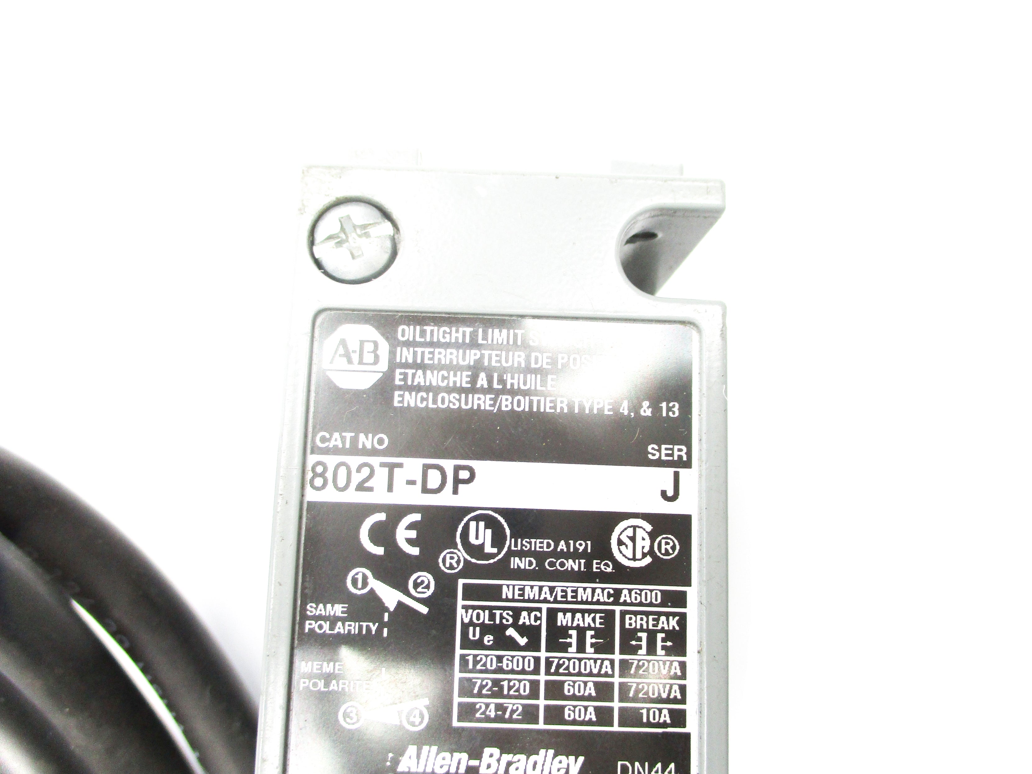 INDUSTRIAL SPARE PART 802T-DP SER. J (AS PICTURED) UNMP