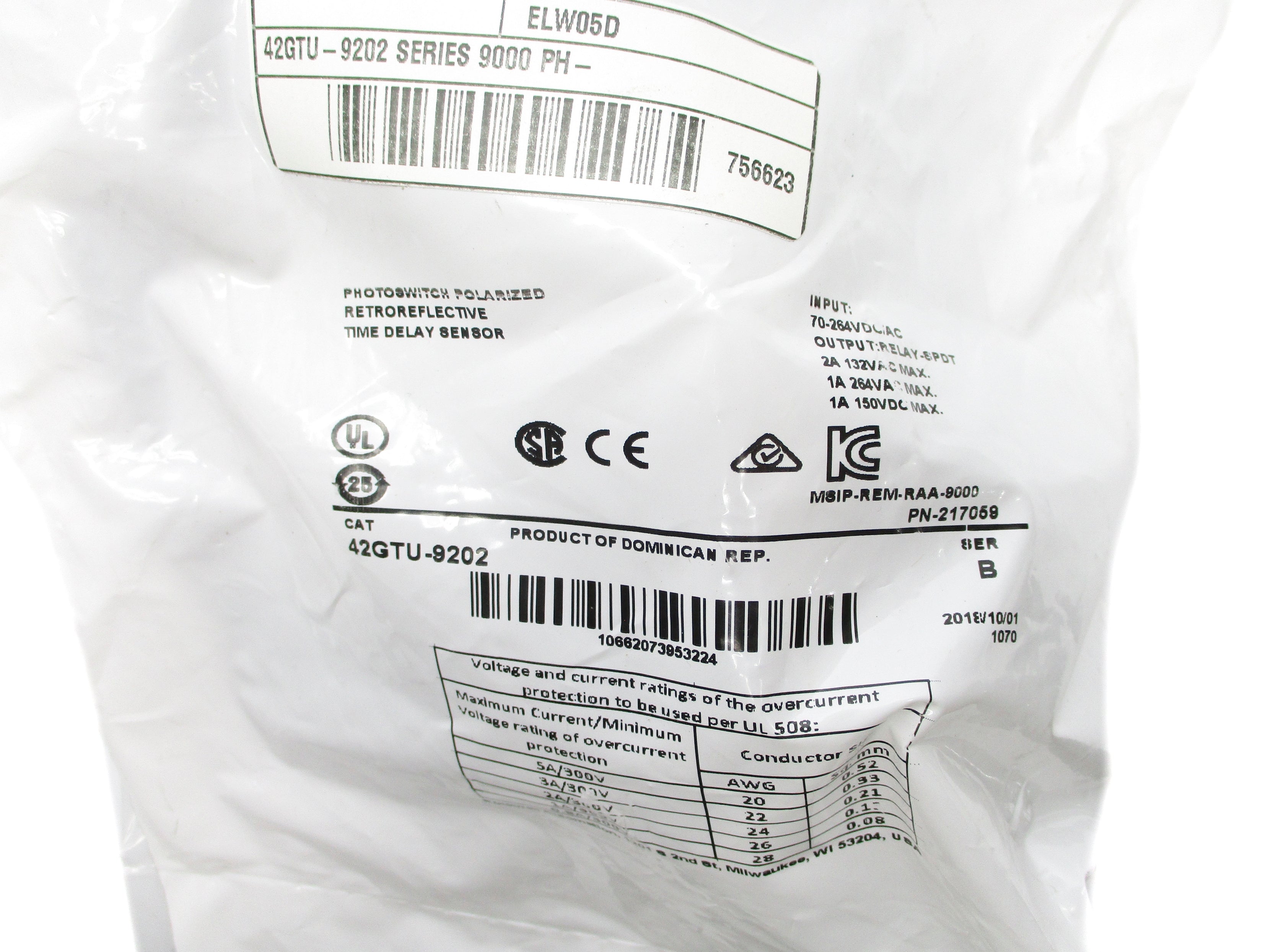 ALLEN BRADLEY 42GTU-9202 SER. B NSMP