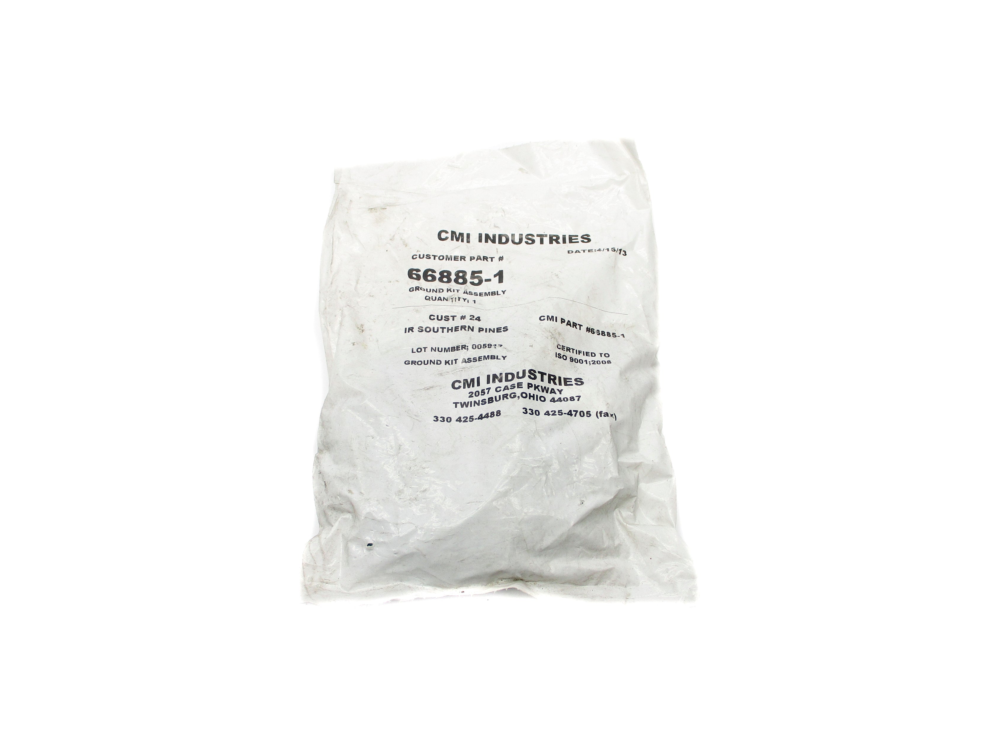 CMI INDUSTRIES 66885-1 NSMP