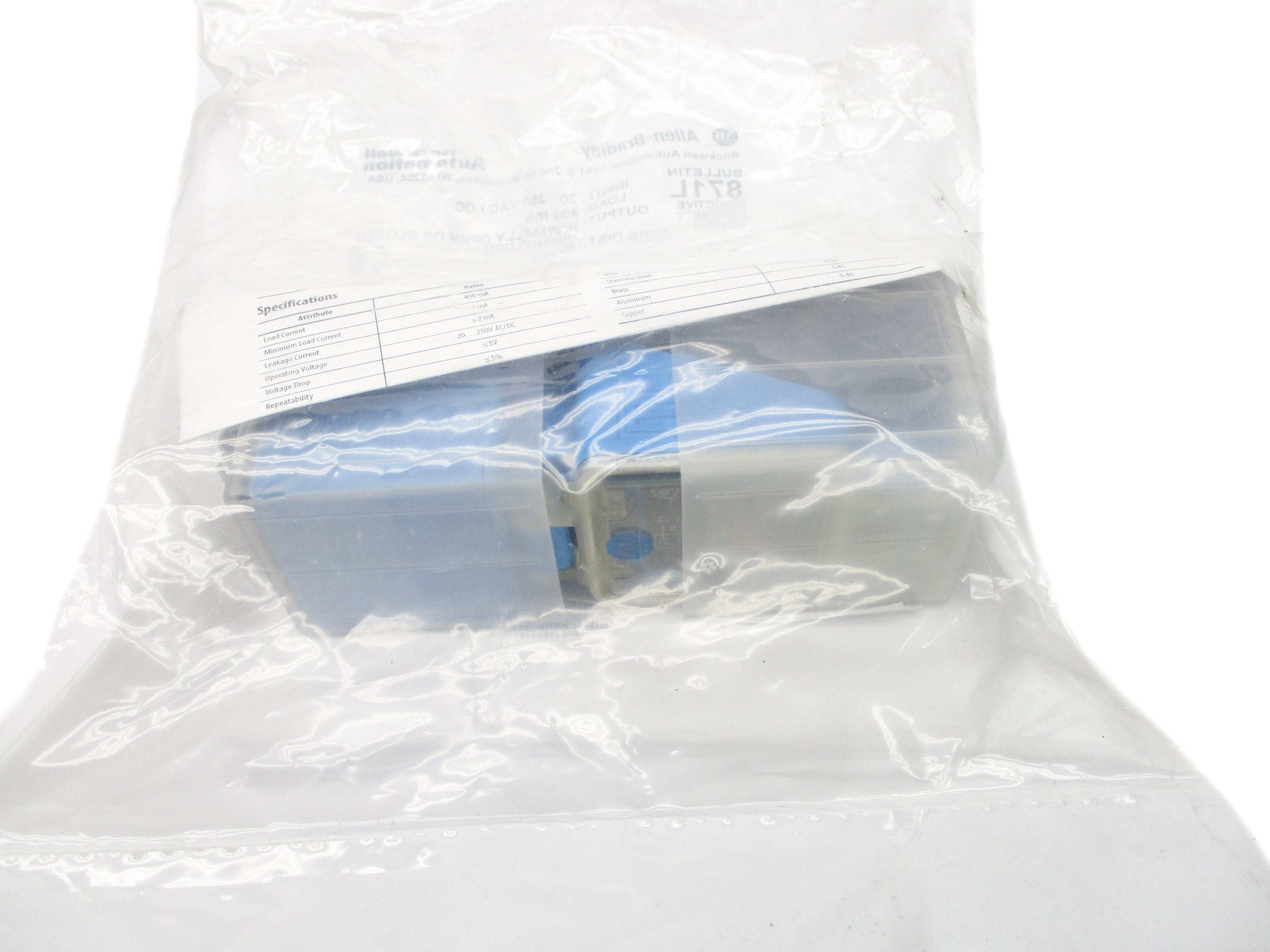 ALLEN BRADLEY 871L-B40E40-T2 SER. A NSMP