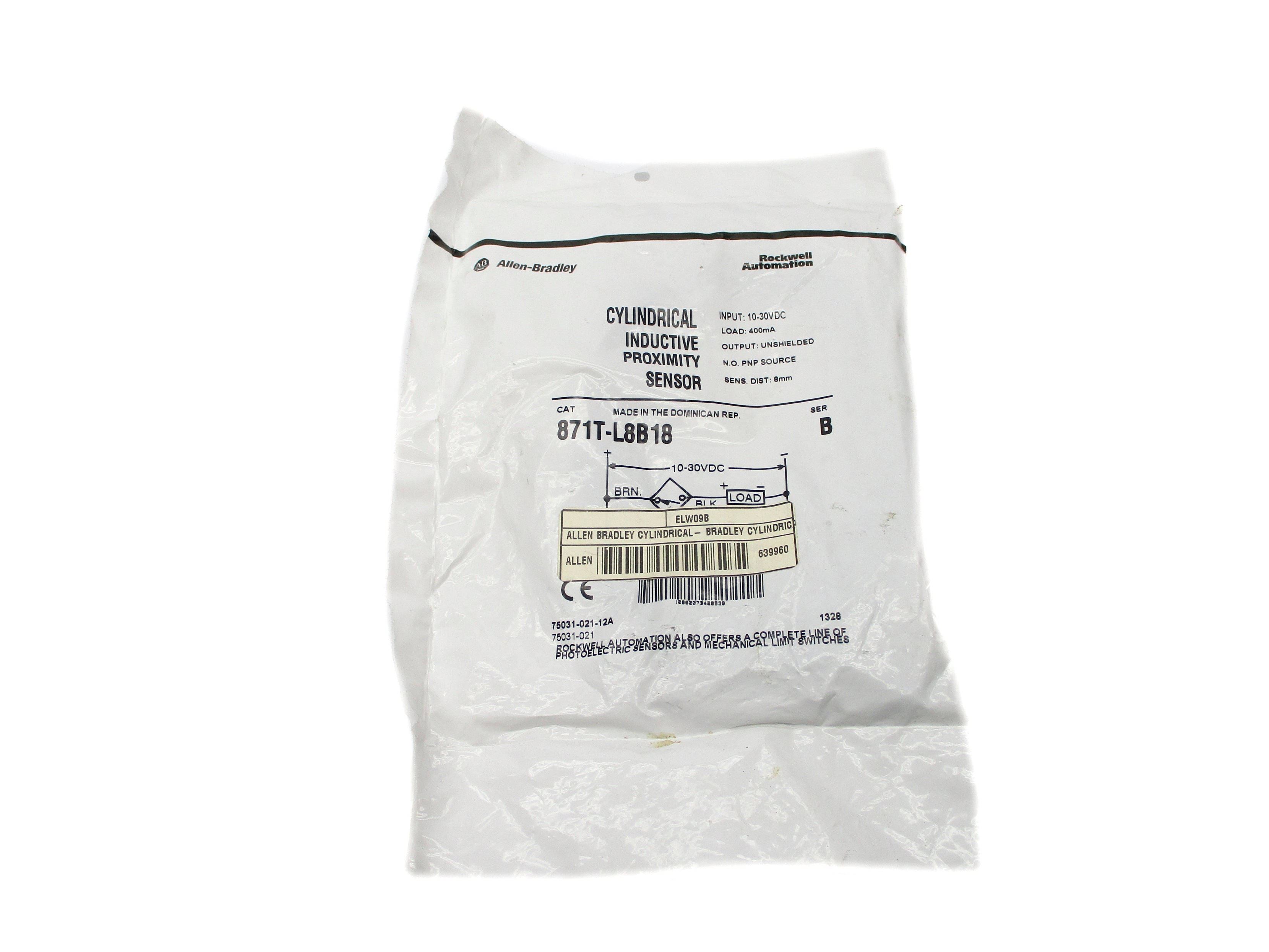 ALLEN BRADLEY 871T-L8B18 SER. B NSMP