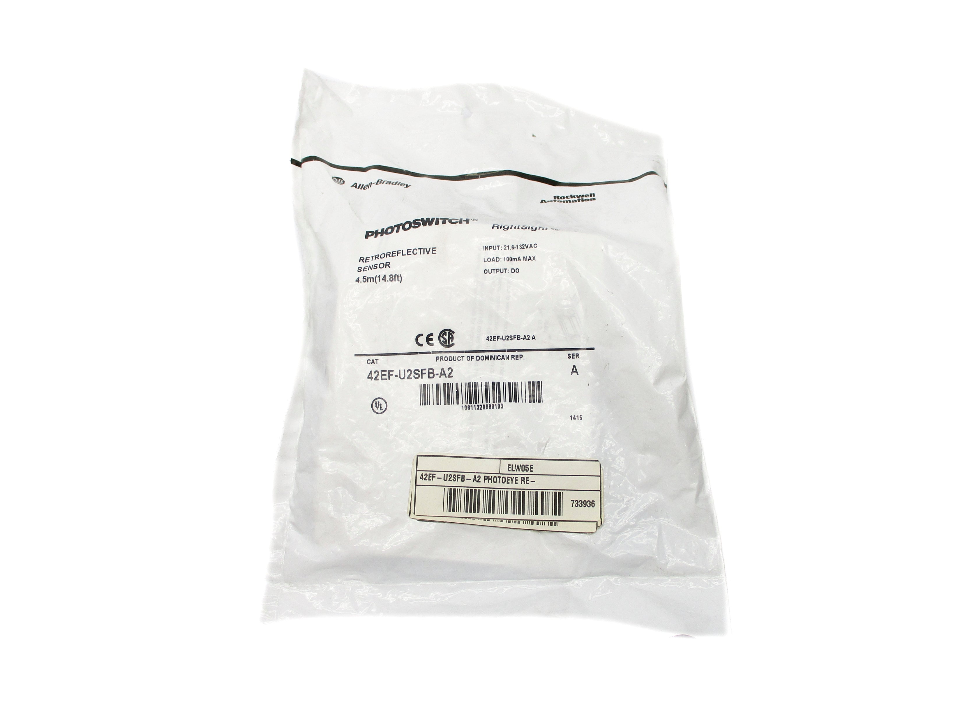 INDUSTRIAL SPARE PART 42EF-U2SFB-A2 SER. A NSMP